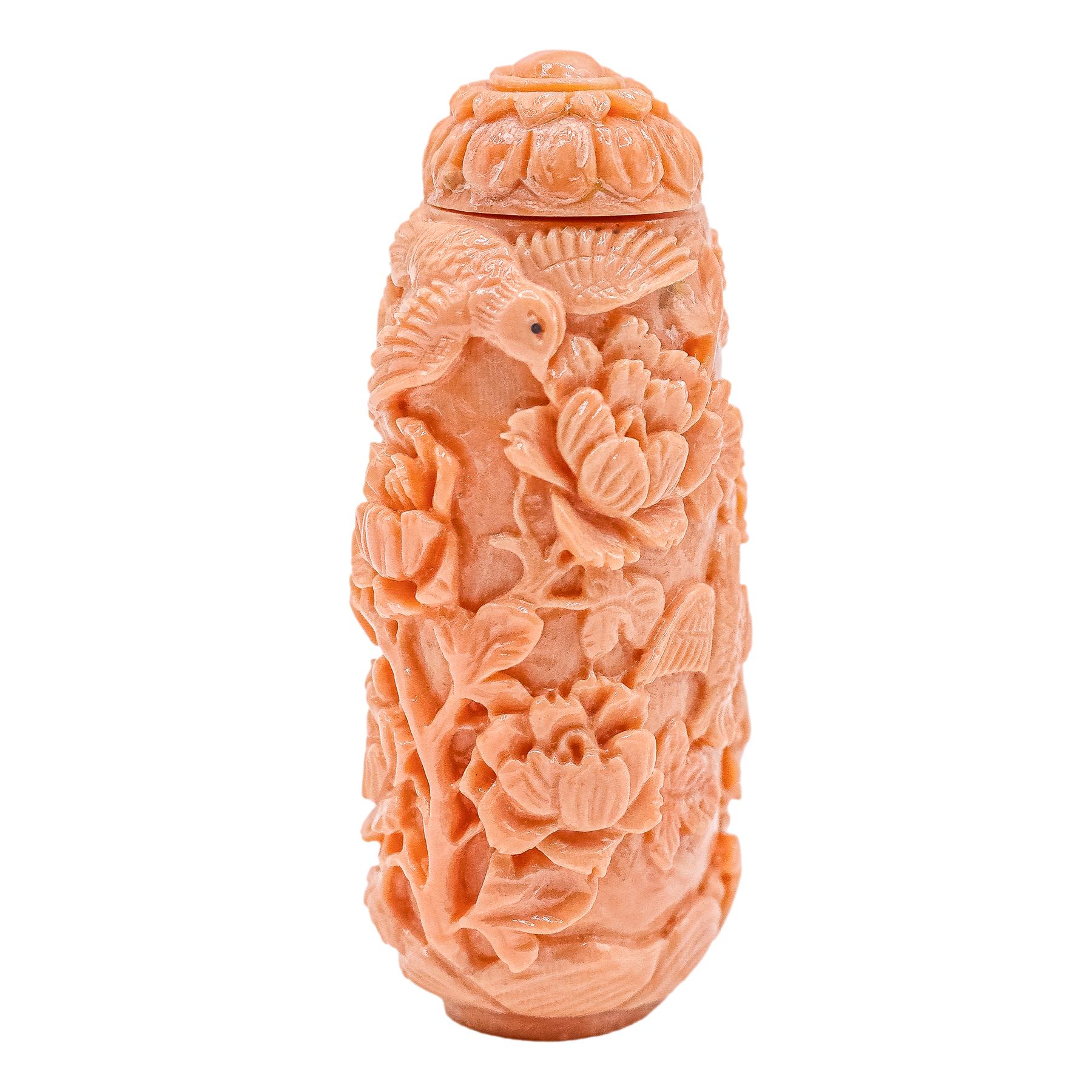 BOTELLA TABAQUERA DE CORAL