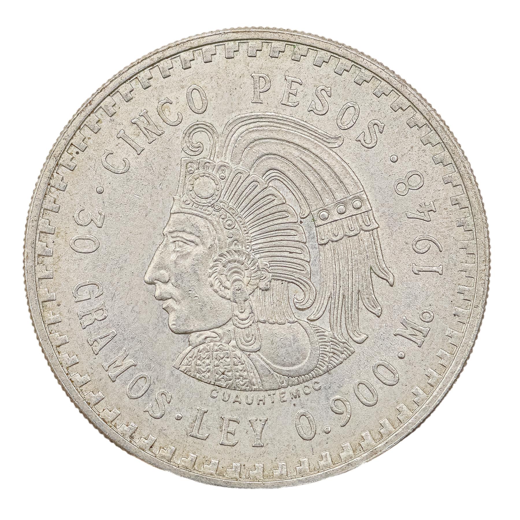 MONEDA DE CINCO PESOS MEXICANOS