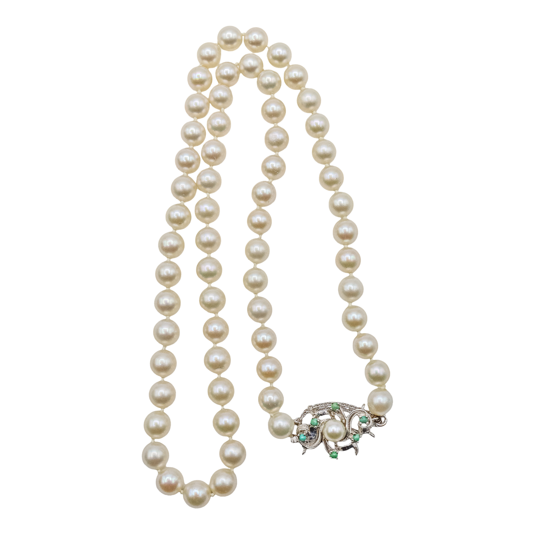 COLLAR DE PERLAS CULTIVADAS AÑOS 60