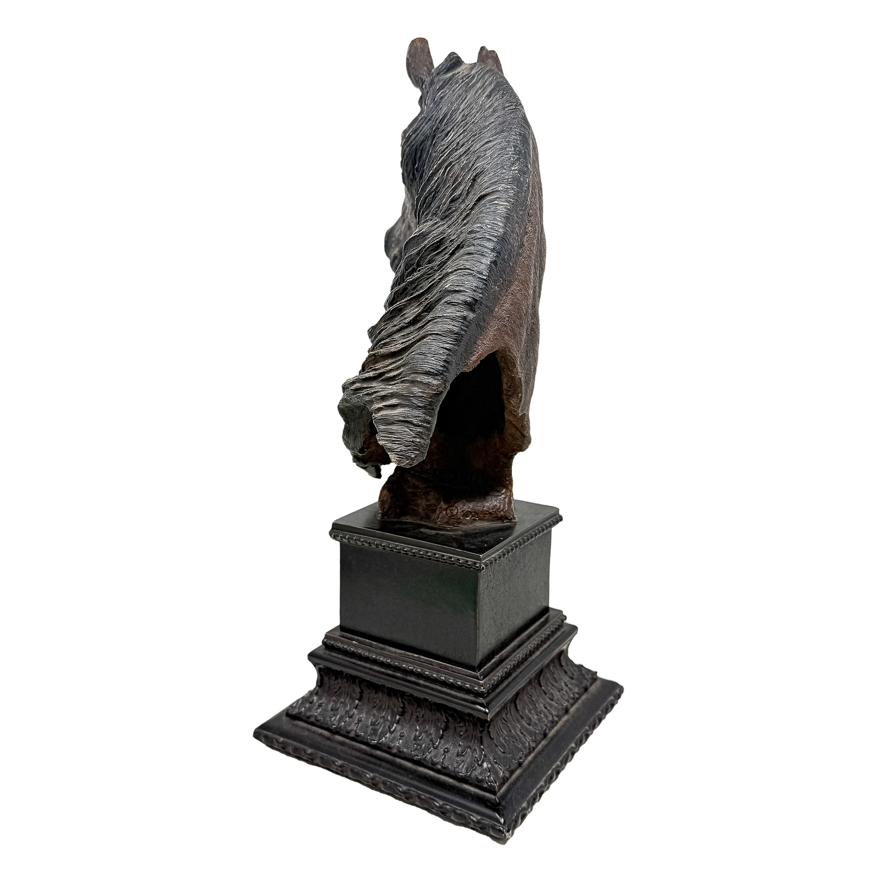 ESCULTURA EN RESINA PATINADA DE FINALES DEL S.XX
