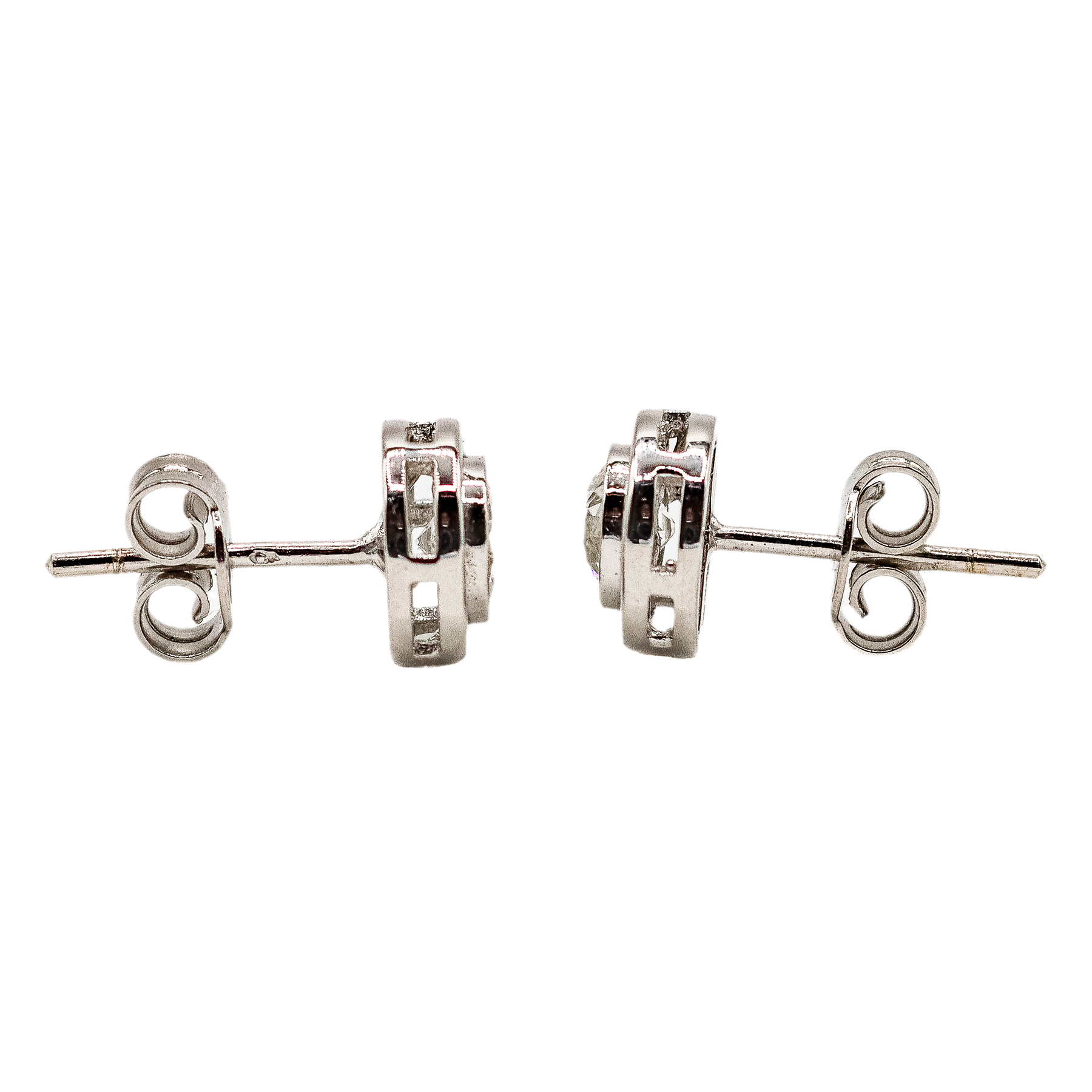 PENDIENTES SOLITARIO CON BRILLANTES