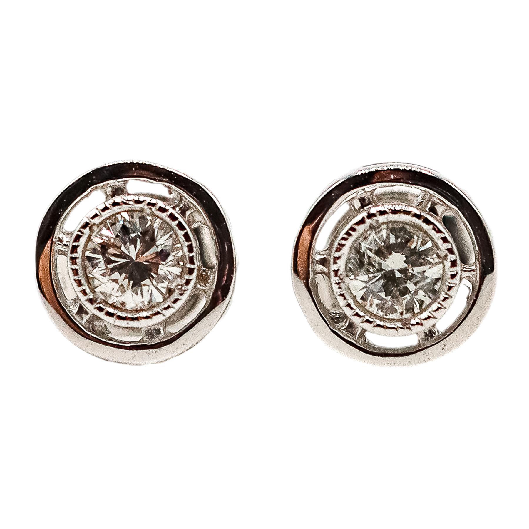 PENDIENTES CON BRILLANTES