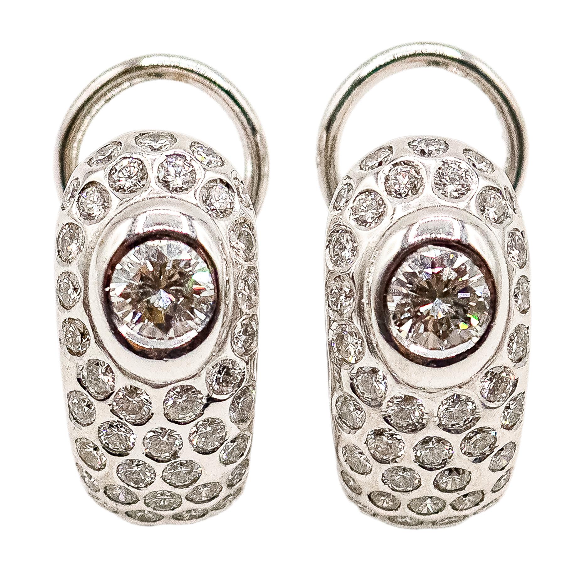 PENDIENTES CON BRILLANTES