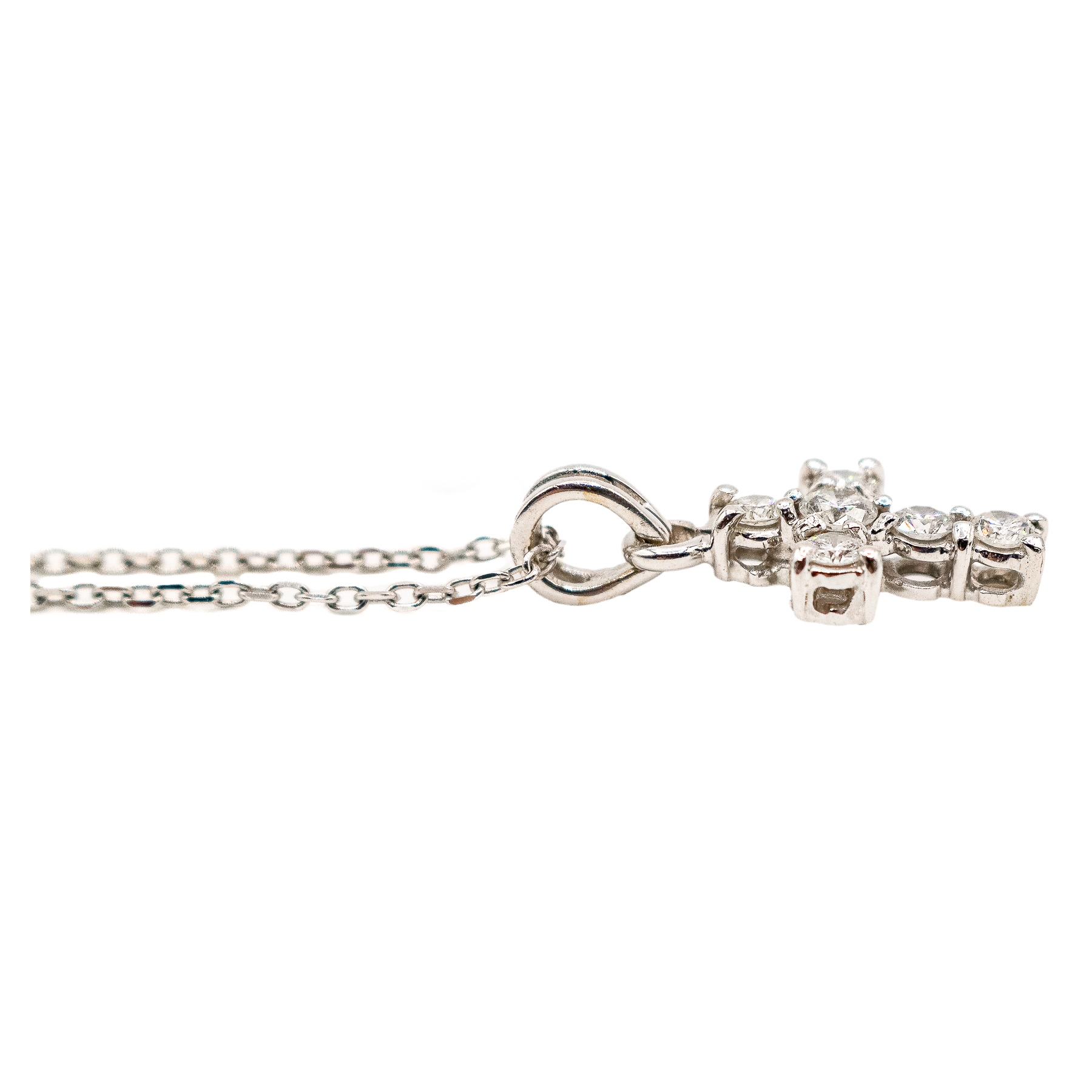 CRUZ COLGANTE CON BRILLANTES