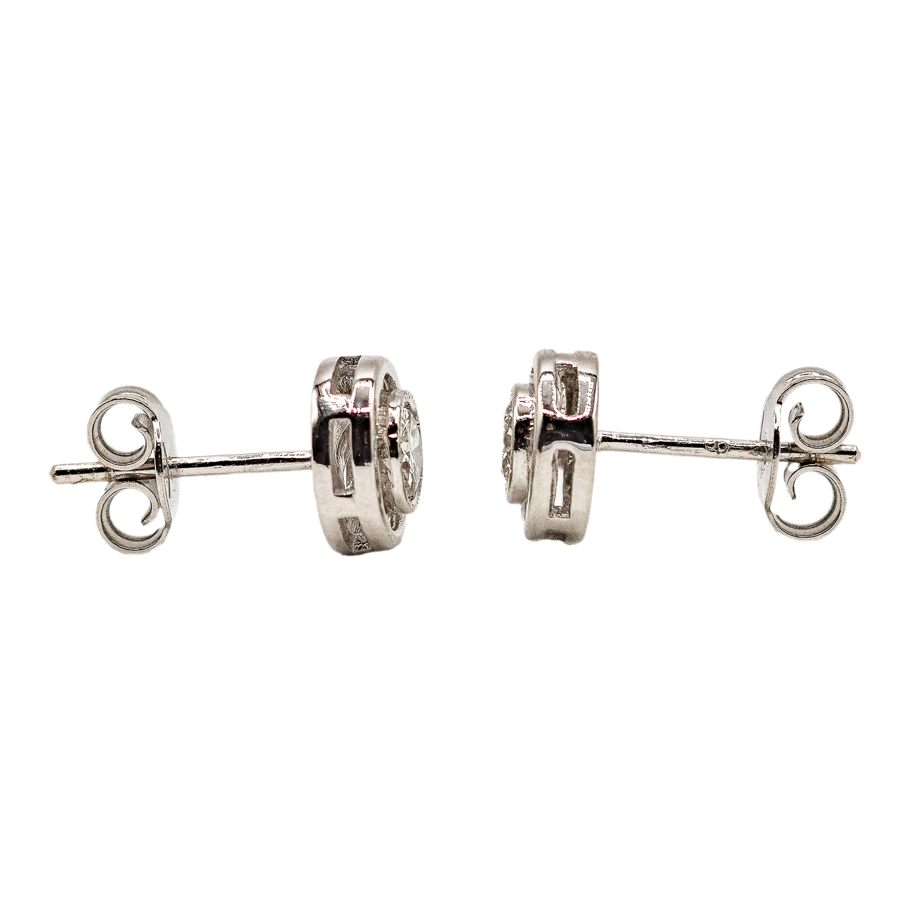 PENDIENTES SOLITARIO CON BRILLANTES