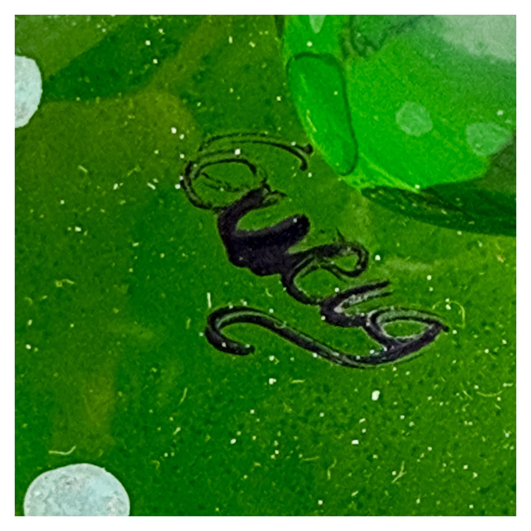 ACEITERA DE CRISTAL FIRMADA CIRERA