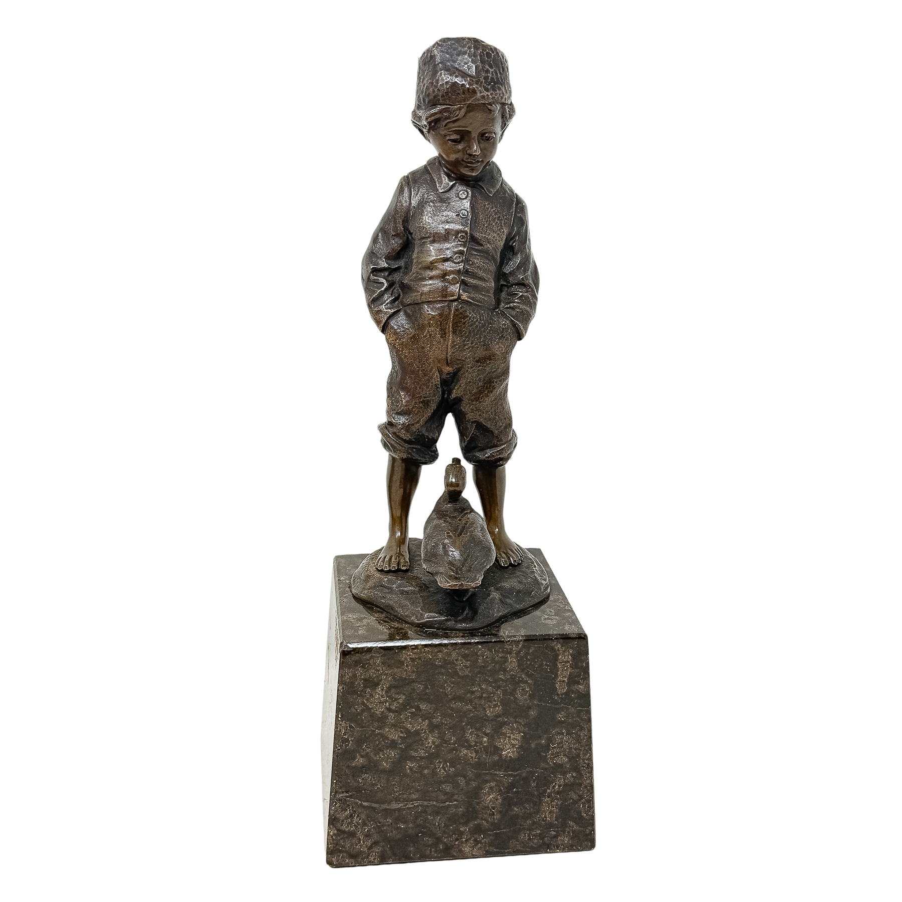 FIGURA EN BRONCE DE FINALES DEL SIGLO XX