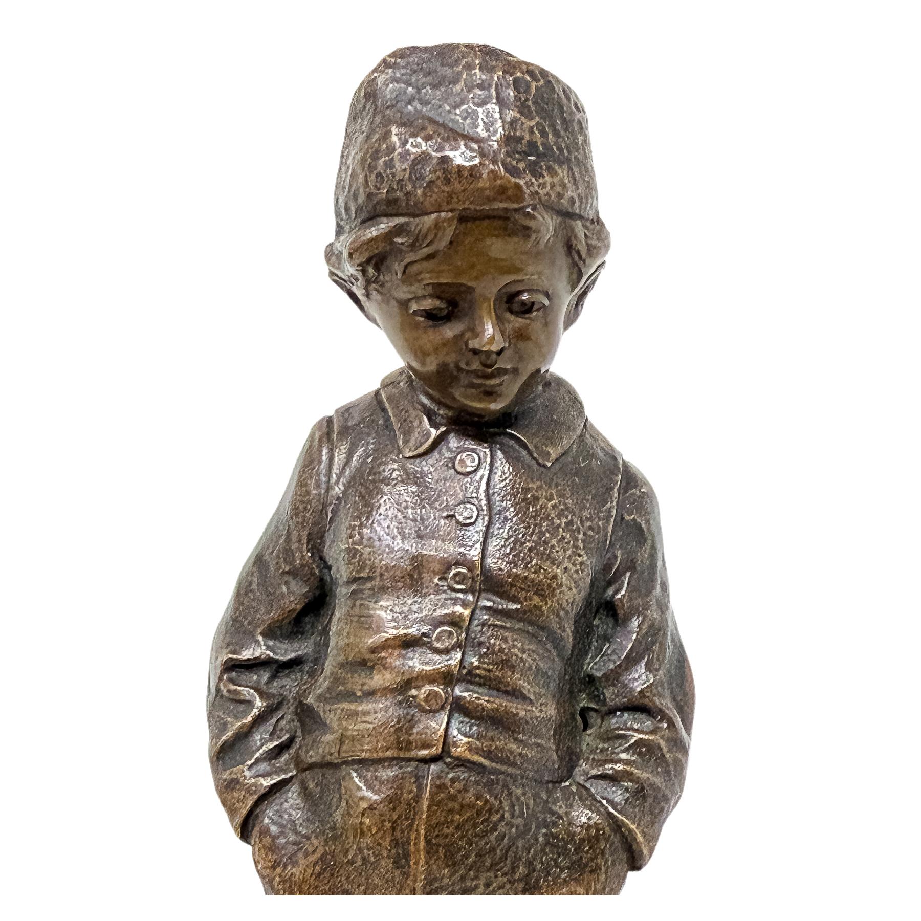 FIGURA EN BRONCE DE FINALES DEL SIGLO XX