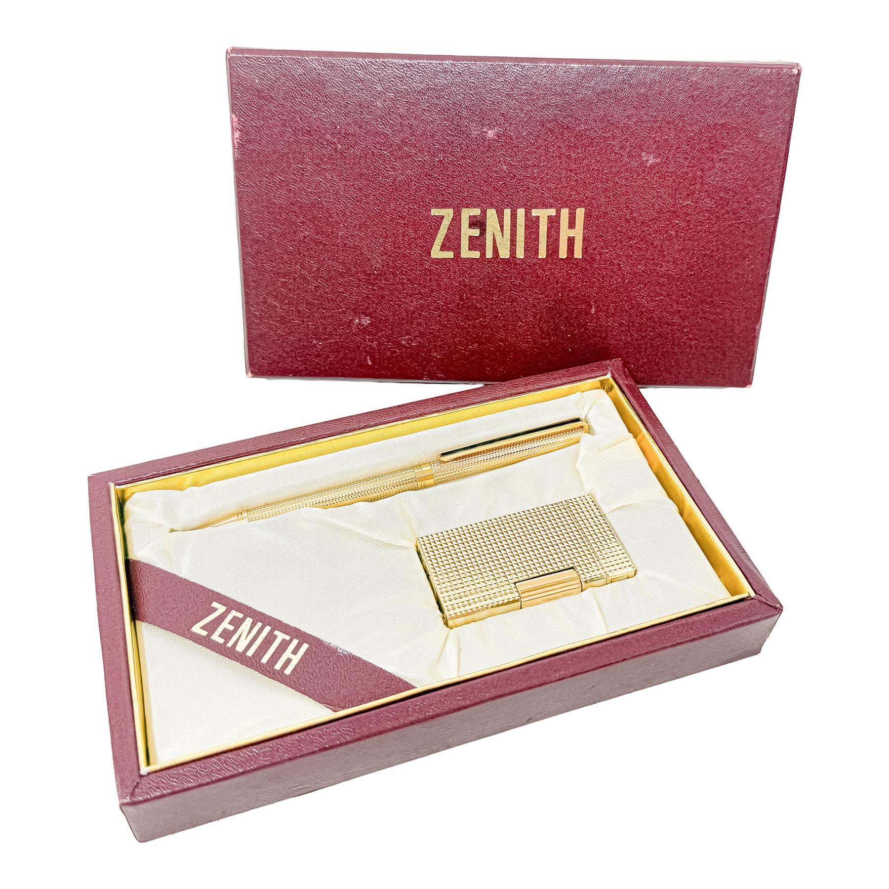 ENCENDEDOR Y BOLÍGRAFO ZENITH