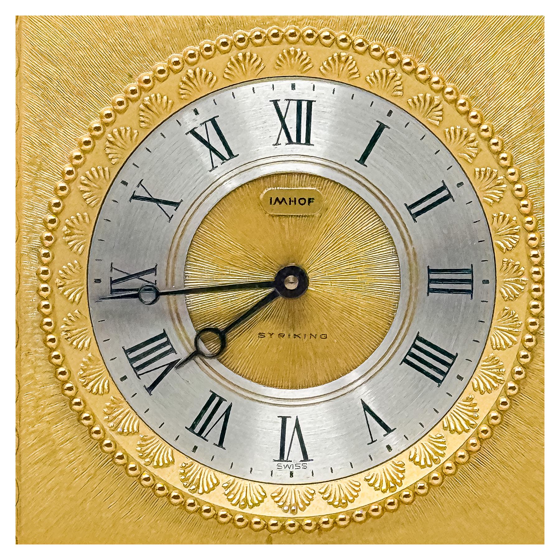 RELOJ DE SUIZO IMHOF STRIKING DE LOS AÑOS 60 