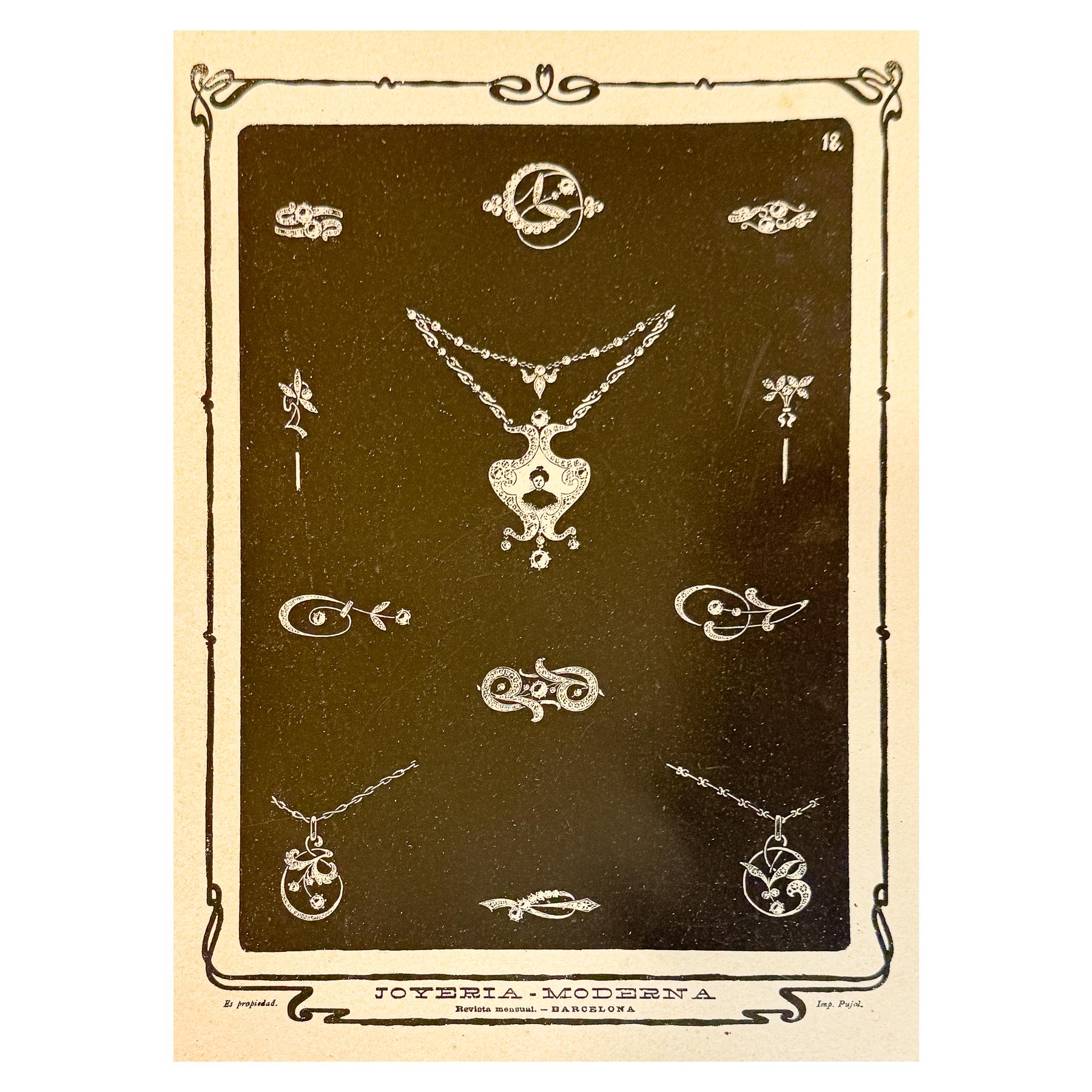 ALBUM DE JOYERIA MODERNA  1905-1910