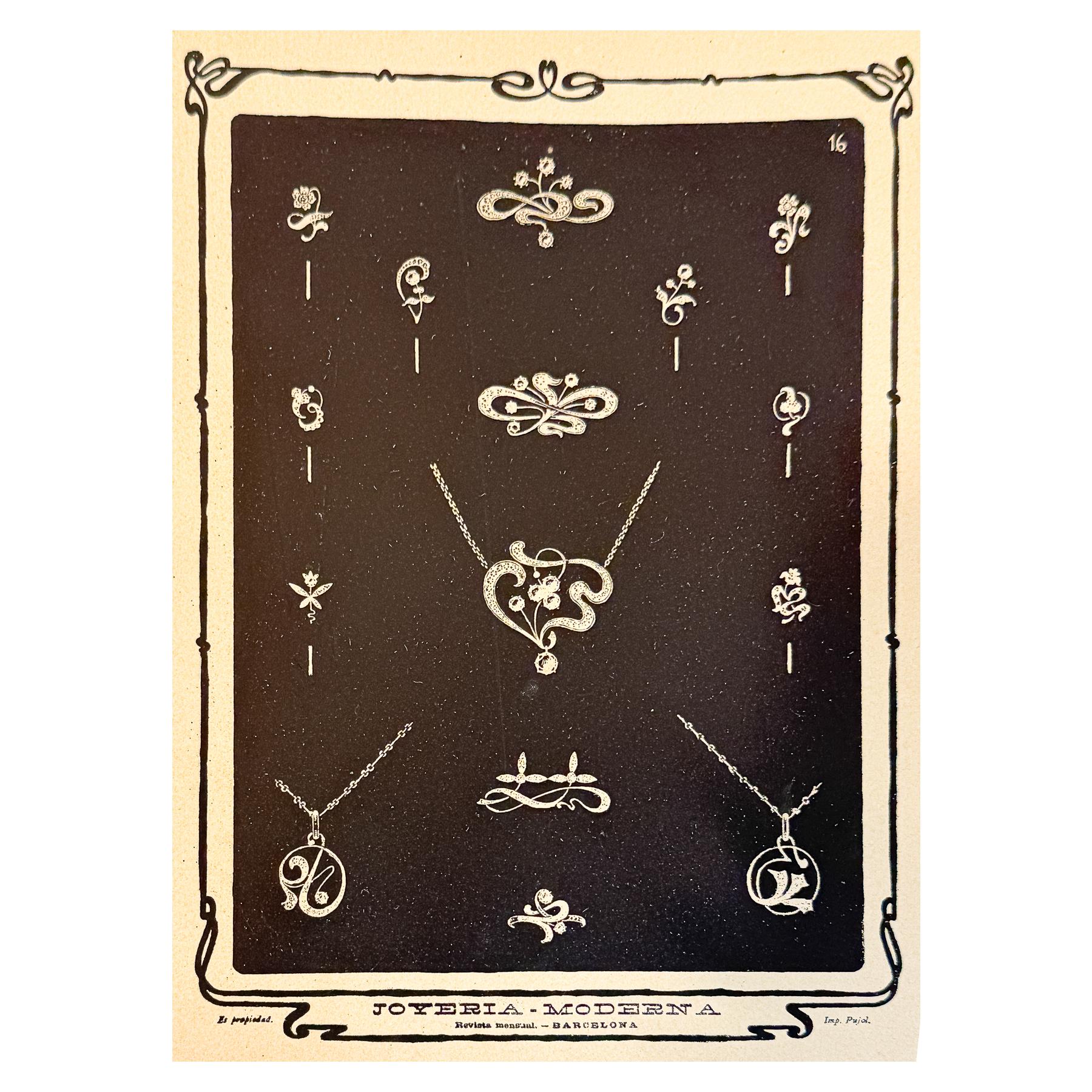 ALBUM DE JOYERIA MODERNA  1905-1910