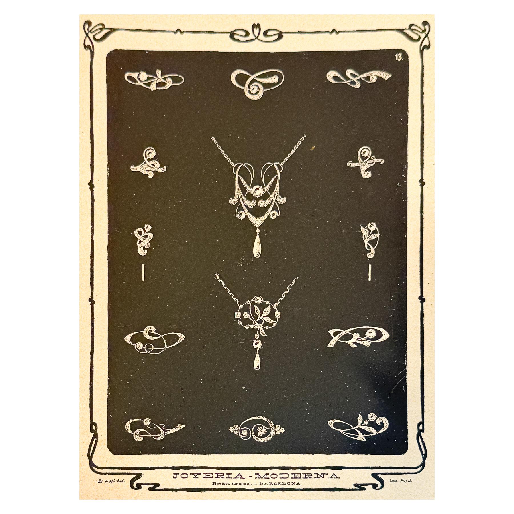 ALBUM DE JOYERIA MODERNA  1905-1910