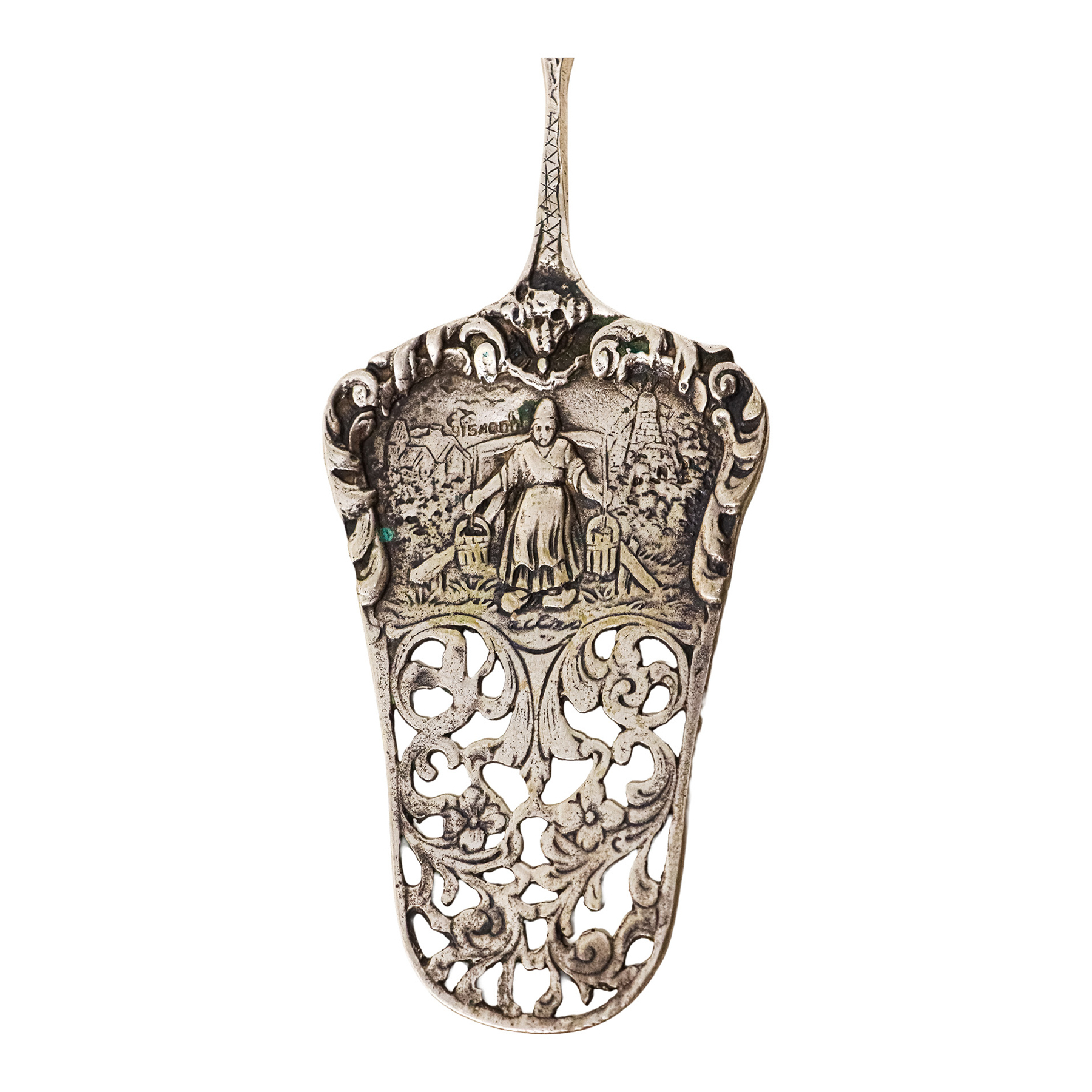 CONJUNTO DE CUBIERTOS DE PLATA Y METAL