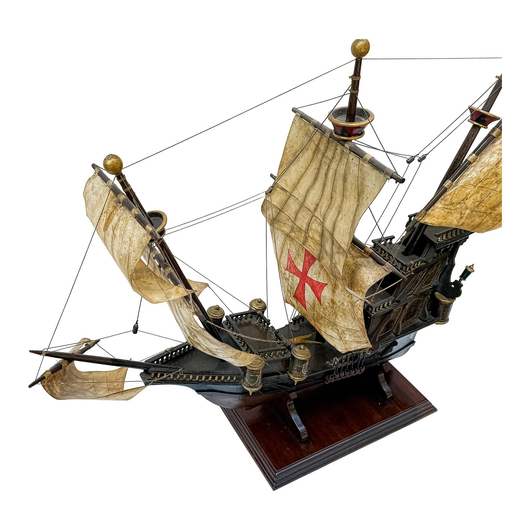 MAQUETA DE CARAVELA DEL SEGUNDO TERCIO DEL S.XX