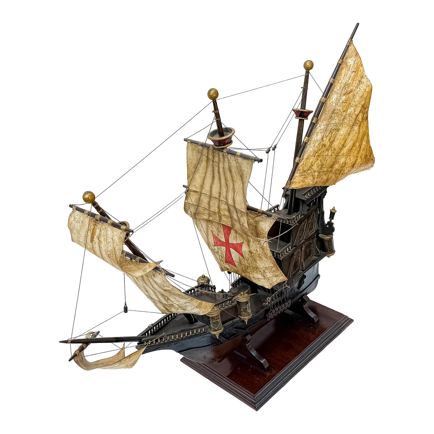 MAQUETA DE CARAVELA DEL SEGUNDO TERCIO DEL S.XX