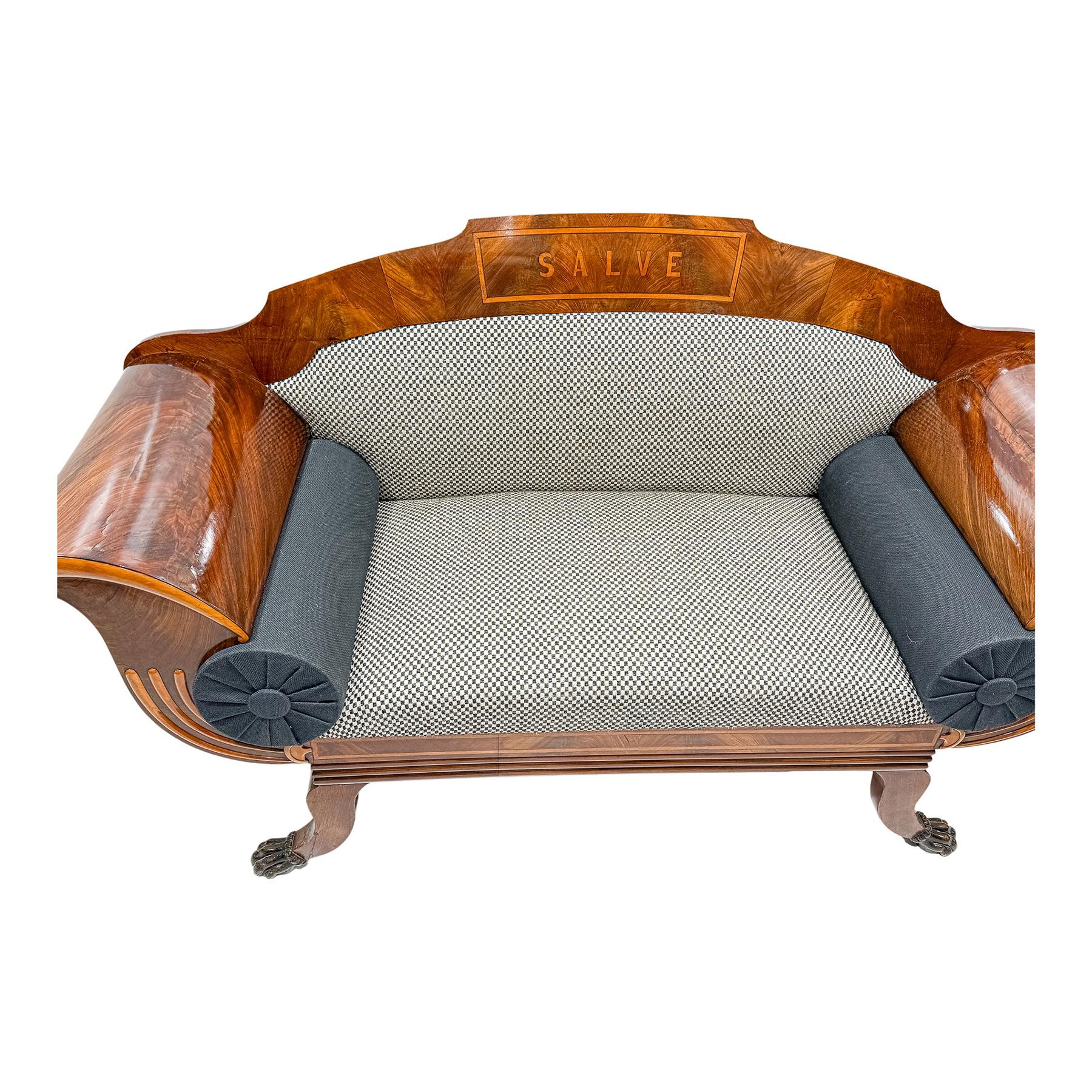 SOFÁ BIEDERMEIER DEL SEGUNDO CUARTO DEL S.XIX