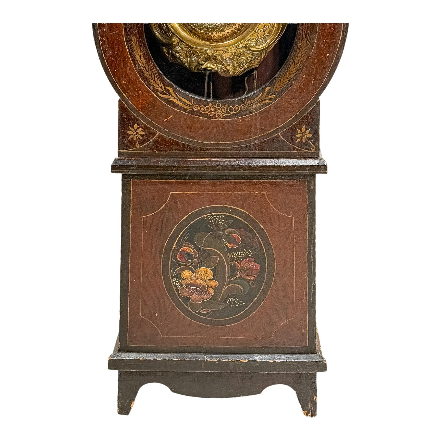 RELOJ DE PIE TIPO MOREZ DEL S.XIX