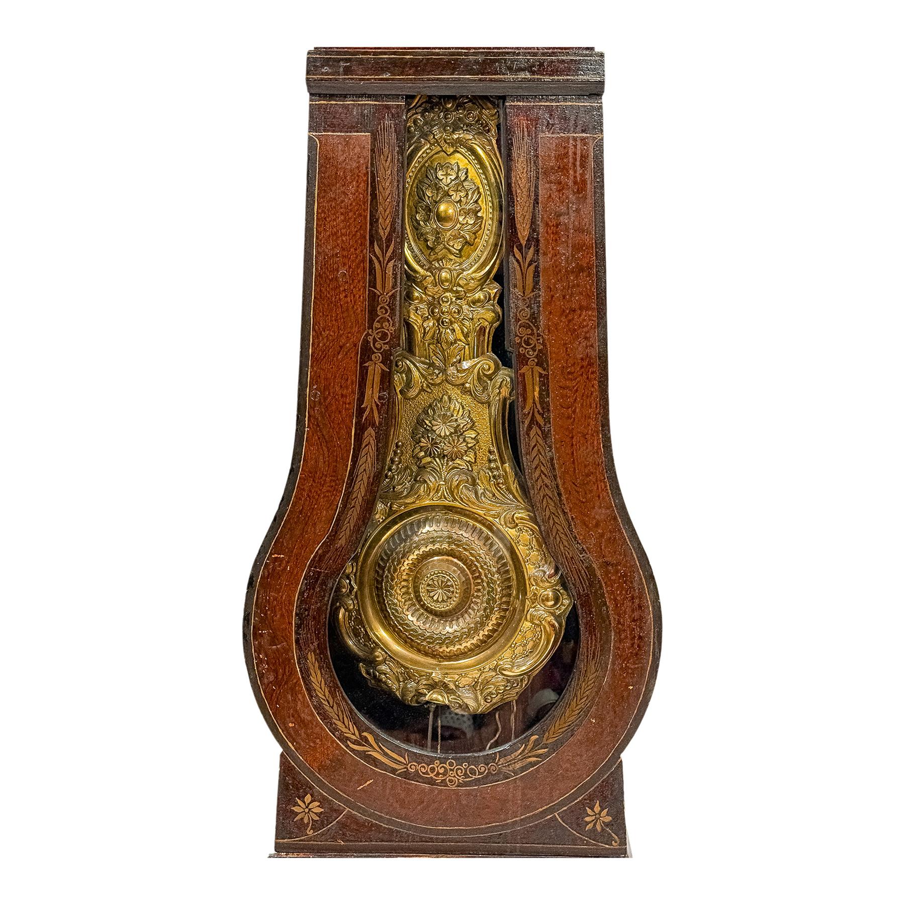 RELOJ DE PIE TIPO MOREZ DEL S.XIX