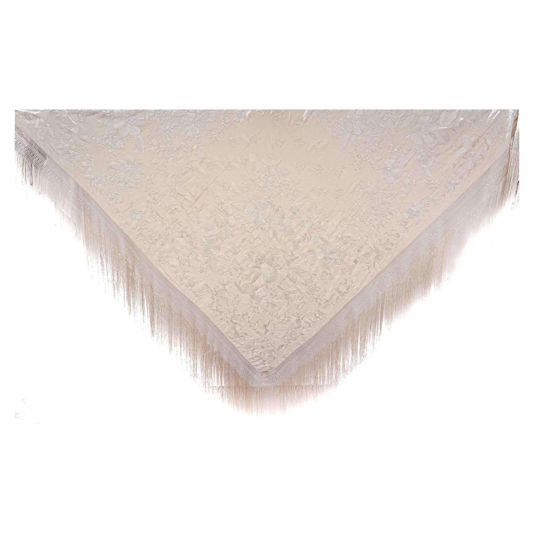 MANTÓN DE MANILA DEL PRIMER TERCIO DEL S.XX