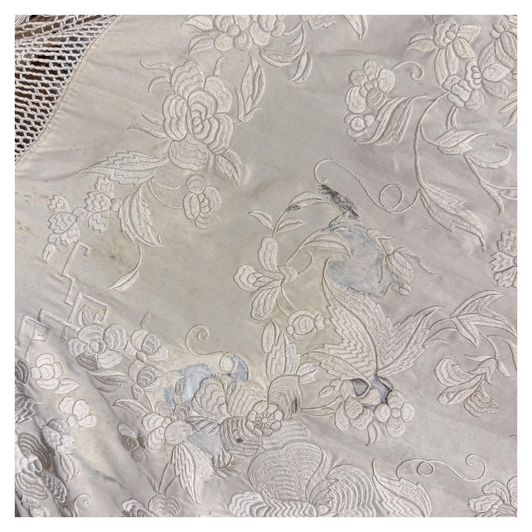 MANTÓN DE MANILA DEL PRIMER TERCIO DEL S.XX