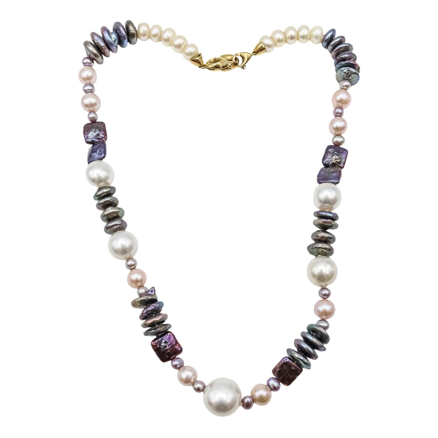 COLLAR DE PERLAS VARIADAS