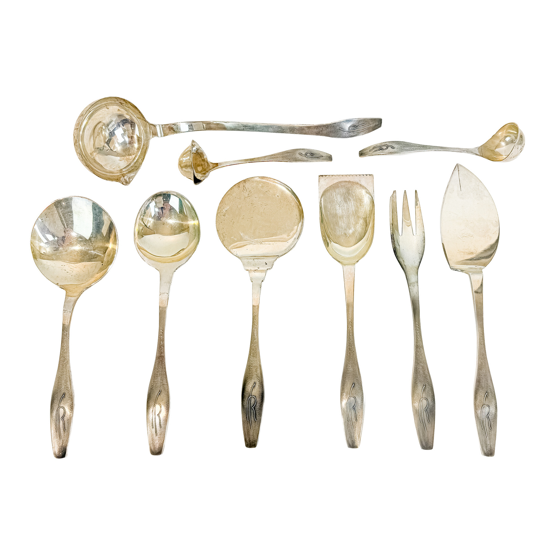 CUBERTERIA EN PLATA DISEÑO EXCLUSIVO DE JAUME MERCADÉ