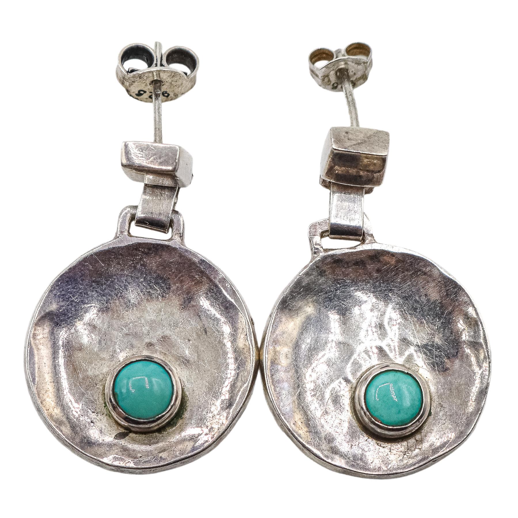 CONJUNTO DE PLATA CON TURQUENITA