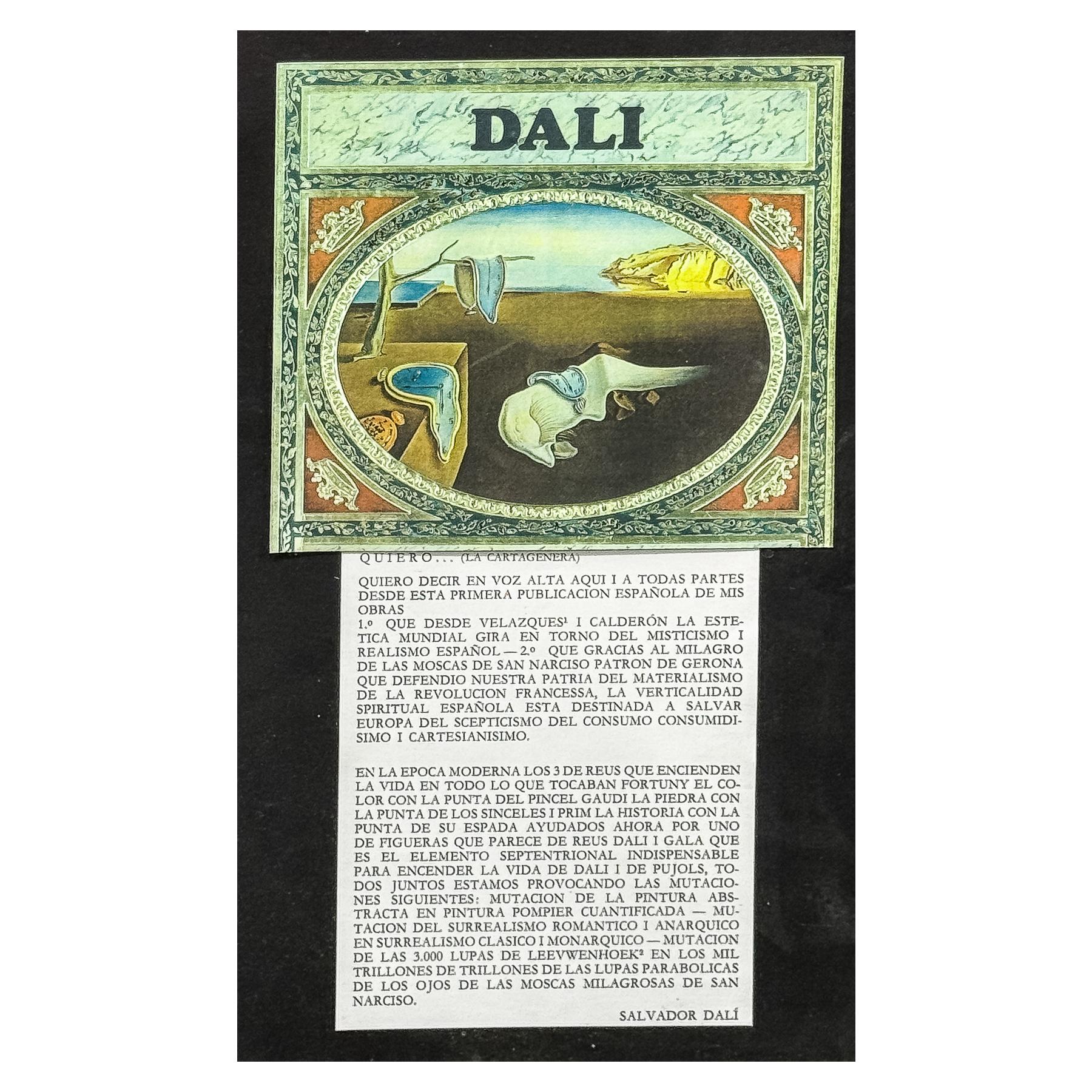 FIRMA DE SALVADOR DALÍ 