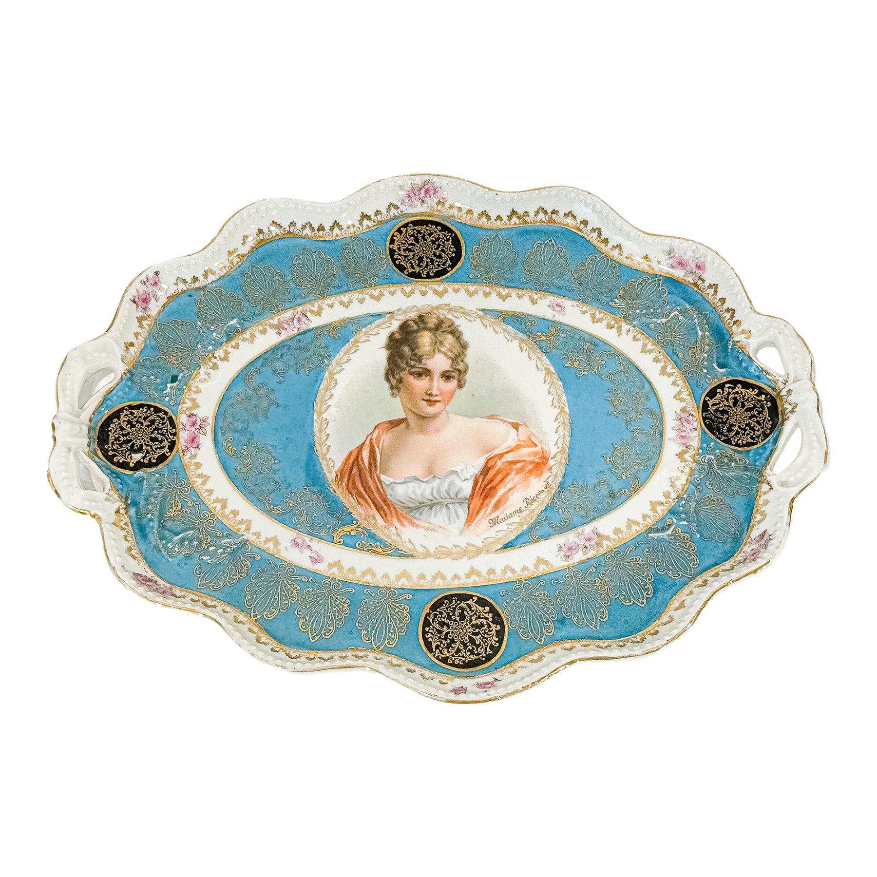 JUEGO DE PORCELANA TU Y YO DEL PRIMER TERCIO DEL S.XX