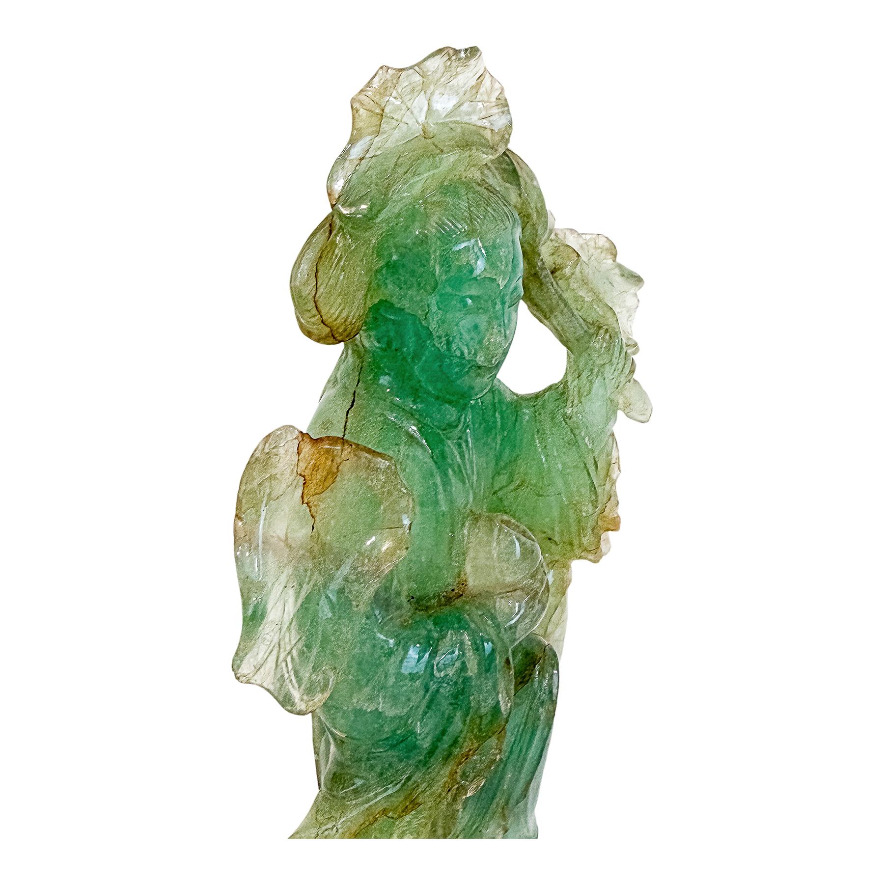 GHEISHA EN FLUORITA DE MEDIADOS DE SIGLO XX