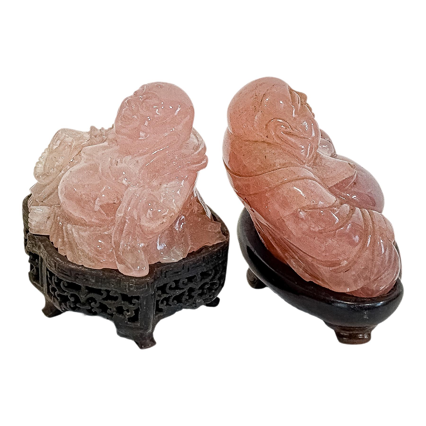 PAREJA DE BUDAS QUARZO ROSA