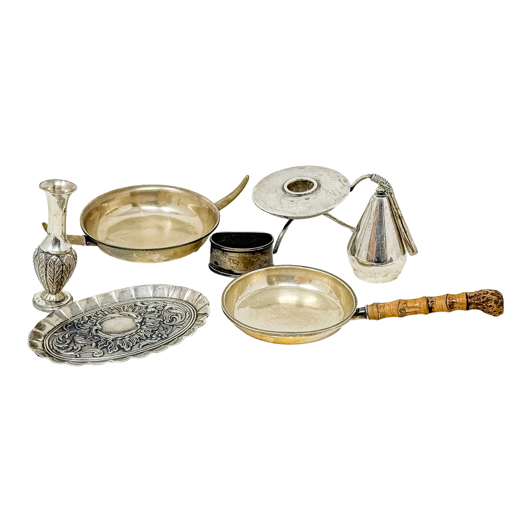 LOTE VARIADO DE PLATA DE LA SEGUNDA MITAD DE SIGLO XX