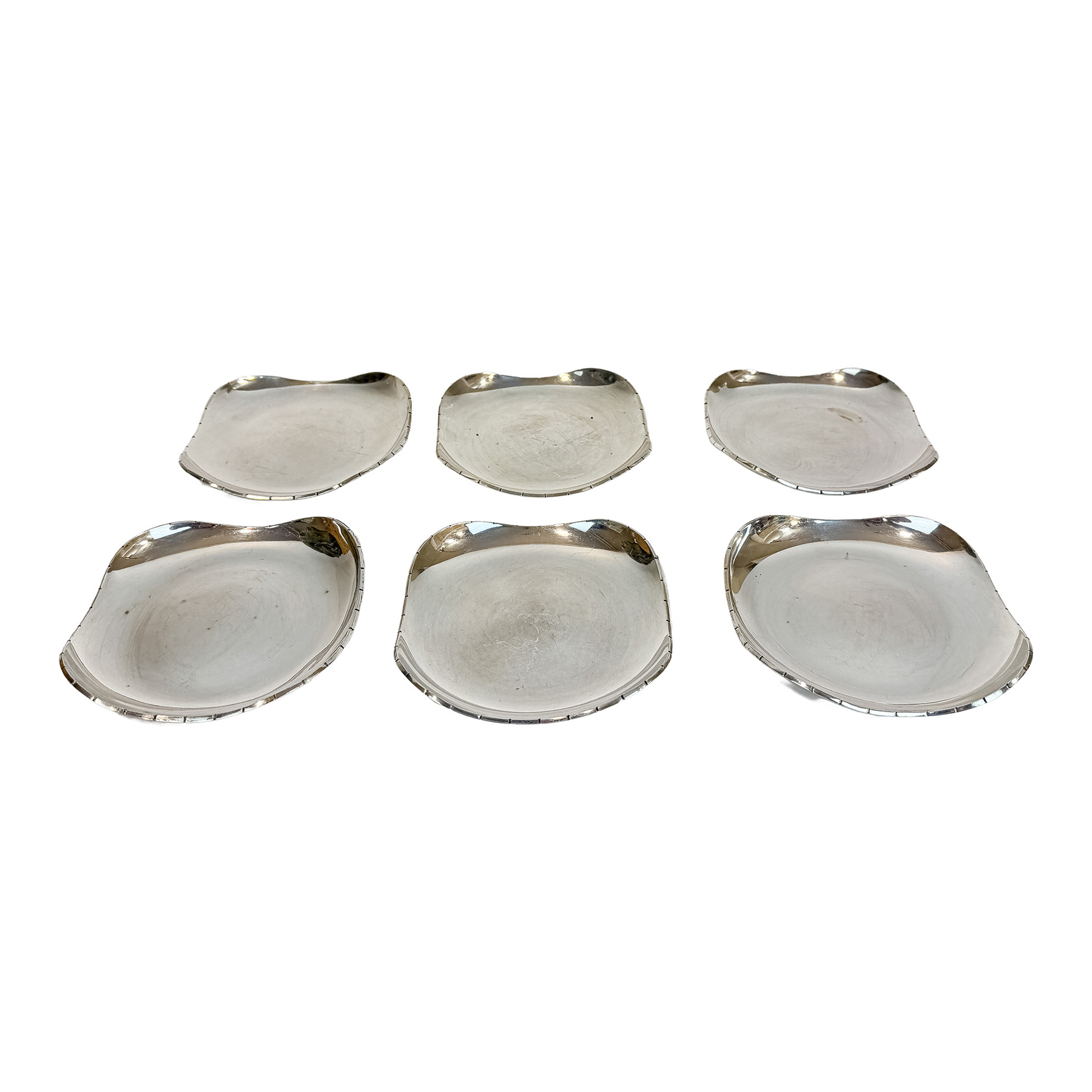 6 CENTROS DE PLATA DEL ÚLTIMO TERCIO SIGLO XX