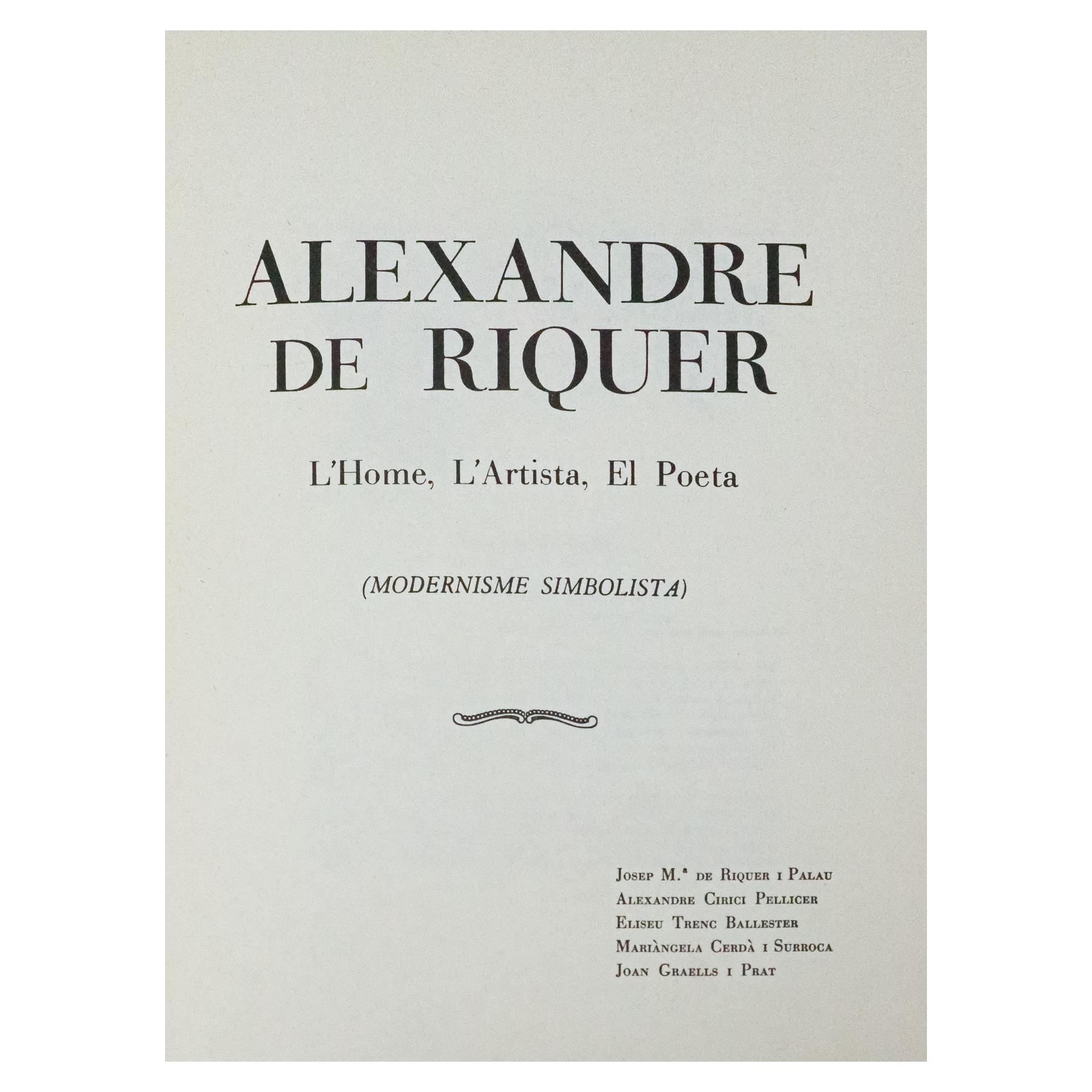TRES MONOGRAFIAS DE ARTISTAS CATALANES