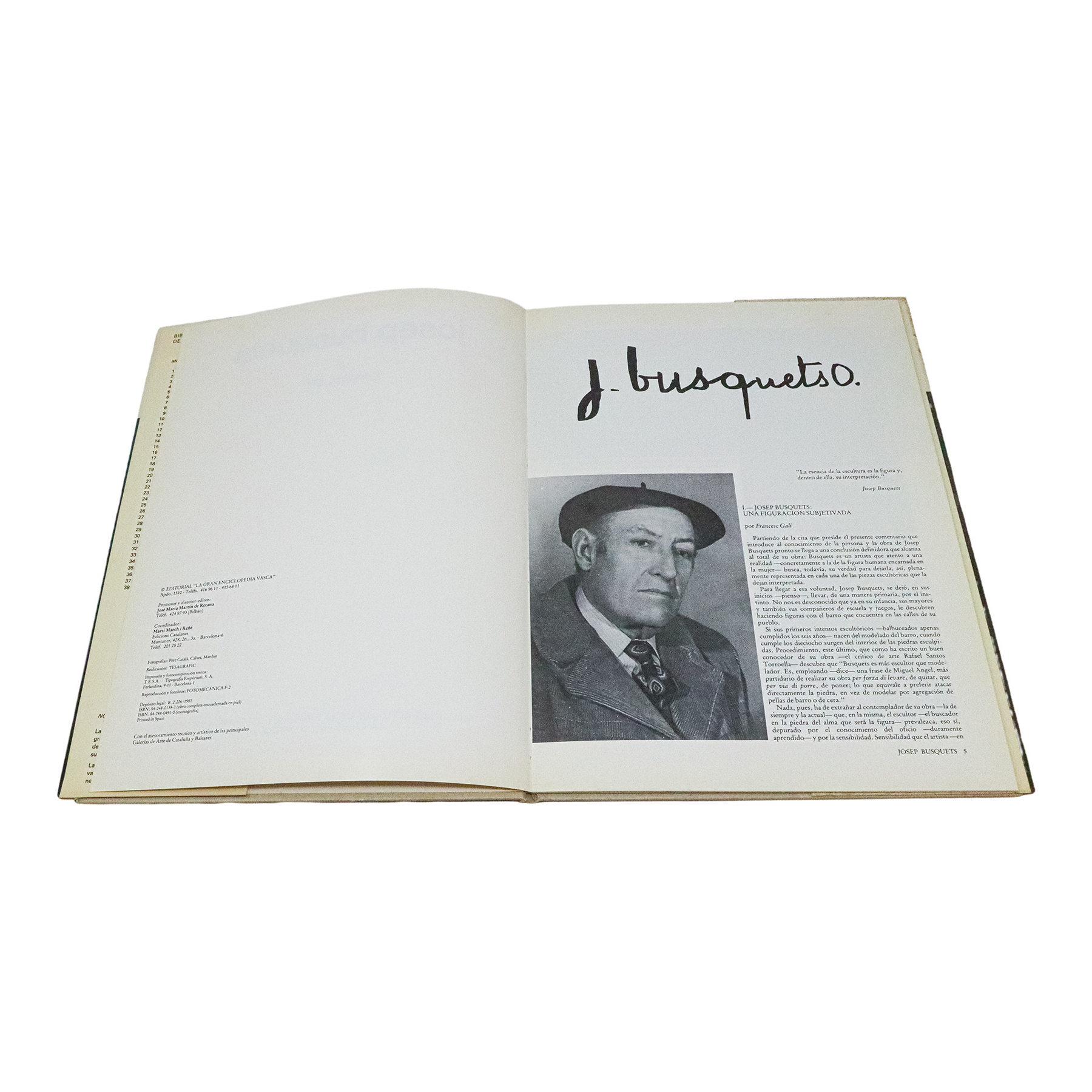 TRES MONOGRAFIAS DE ARTISTAS CATALANES