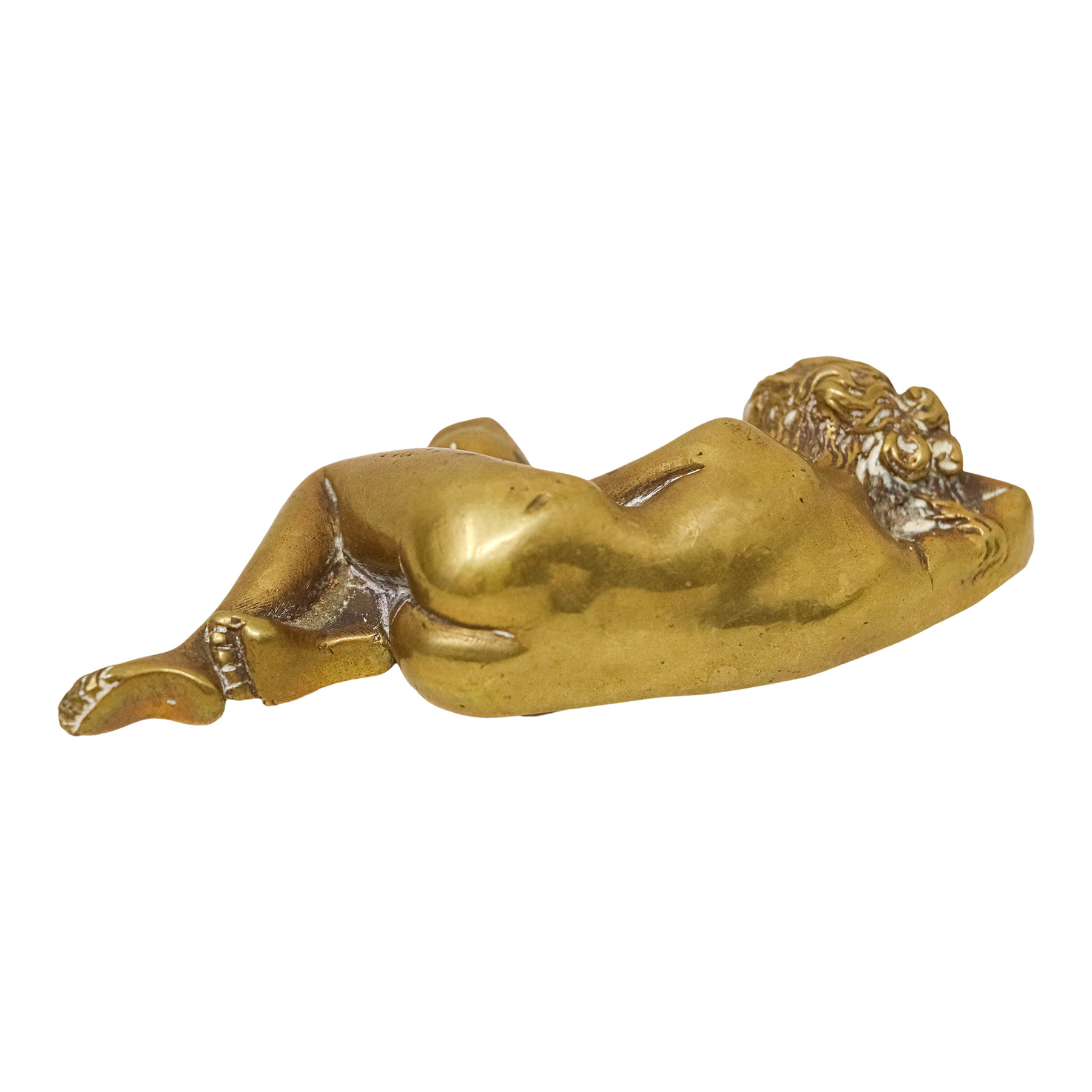 PEQUEÑA FIGURA EN BRONCE DEL PRIMER TERCIO DE S. XX