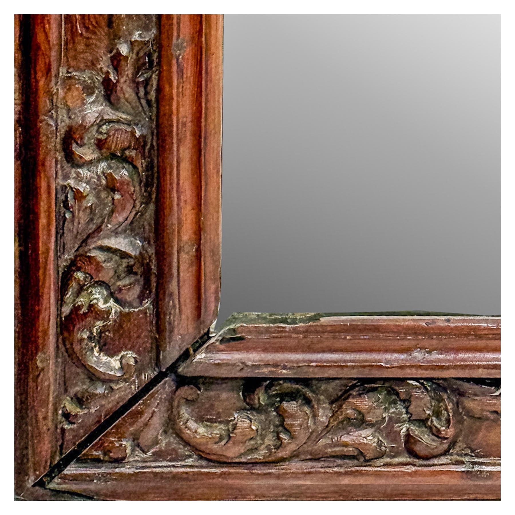 ESPEJO DE PARED DEL SIGLO XIX