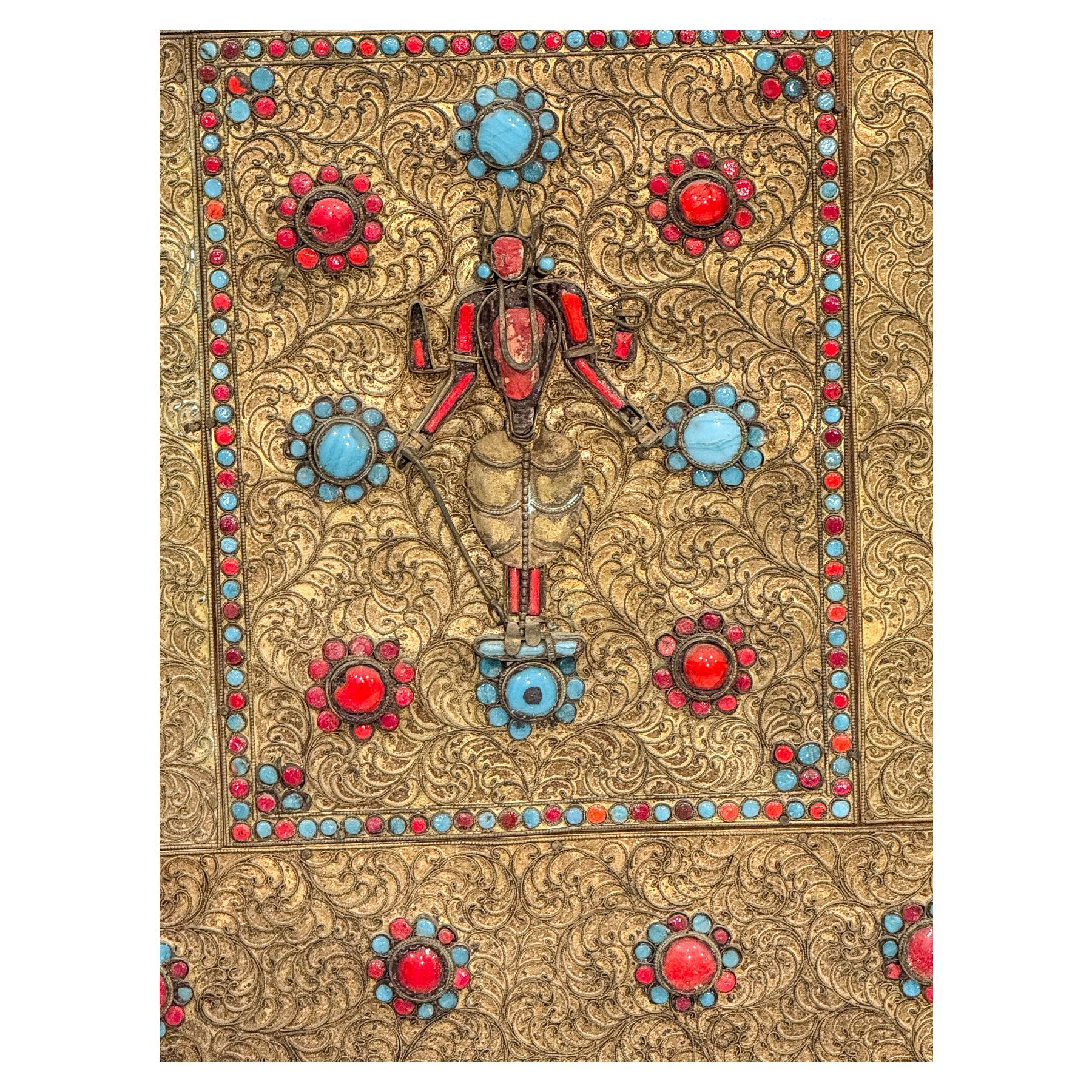 PLACA TIBETANA DE PRINCIPIOS DE SIGLO XX
