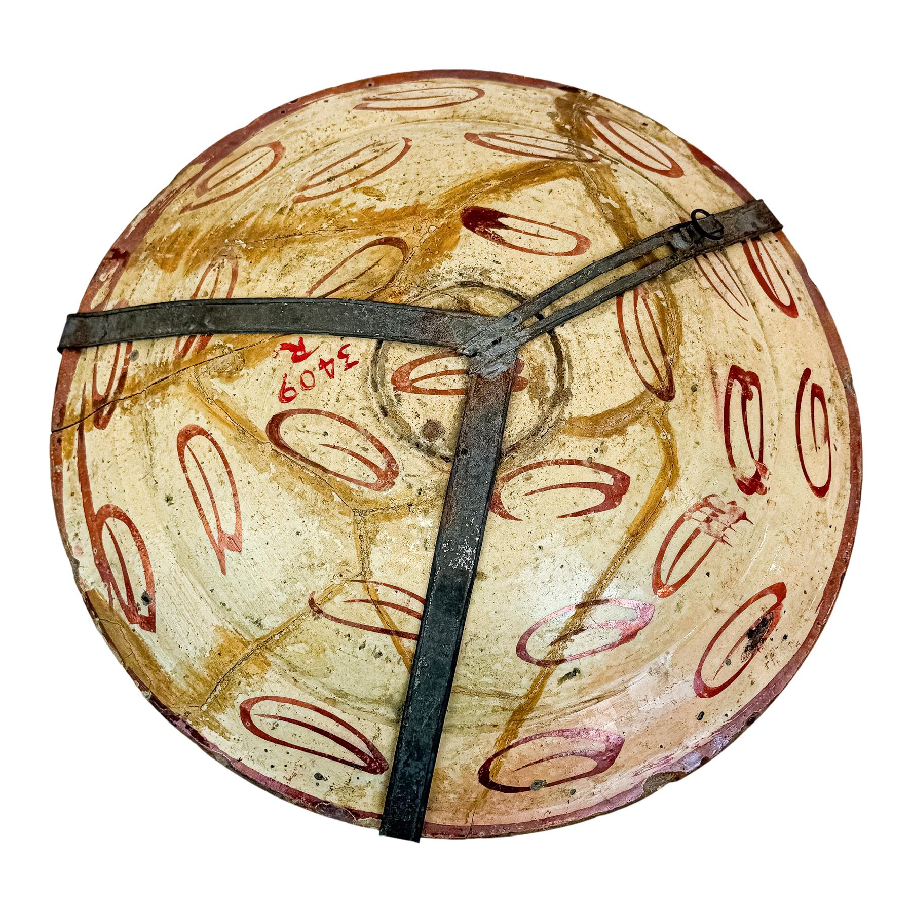 PLATO DE CERÁMICA DE REFLEJOS METÁLICOS DE MANISES S. XVII