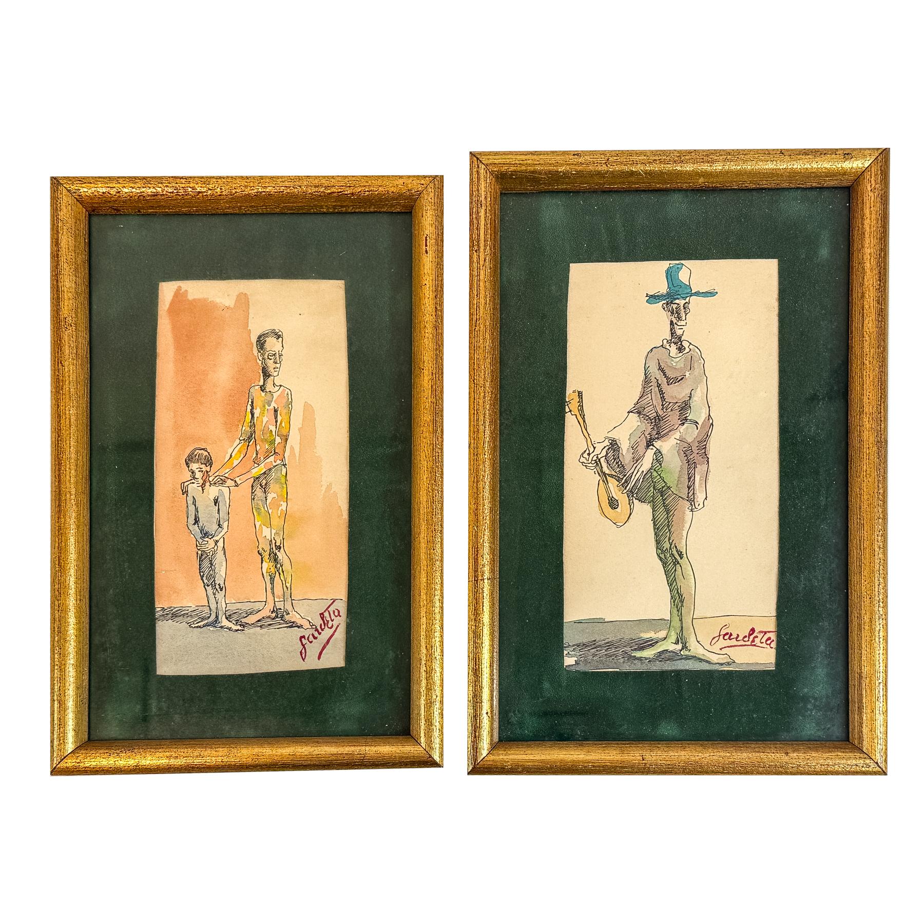 PAREJA DE FIRMADOS  LARDETA