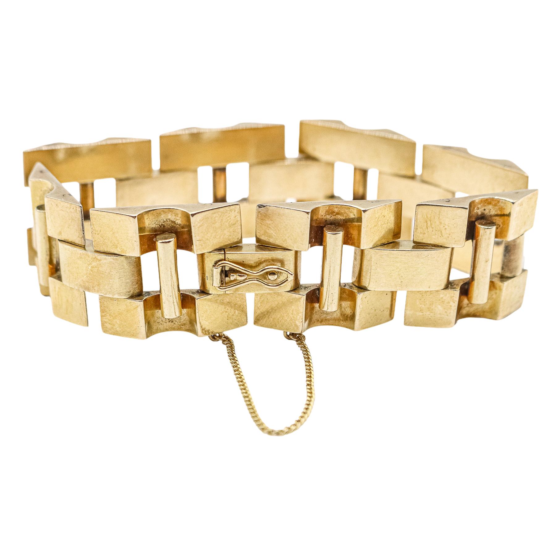 PULSERA ANCHA DE LOS AÑOS 40