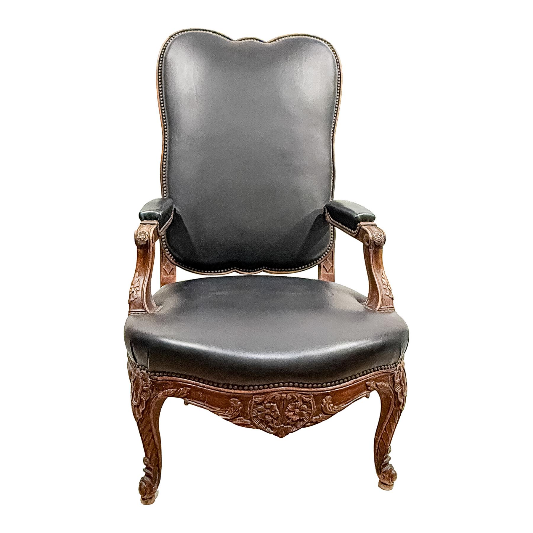 SILLÓN ESTILO LUÍS XV MEDIADOS SIGLO XX