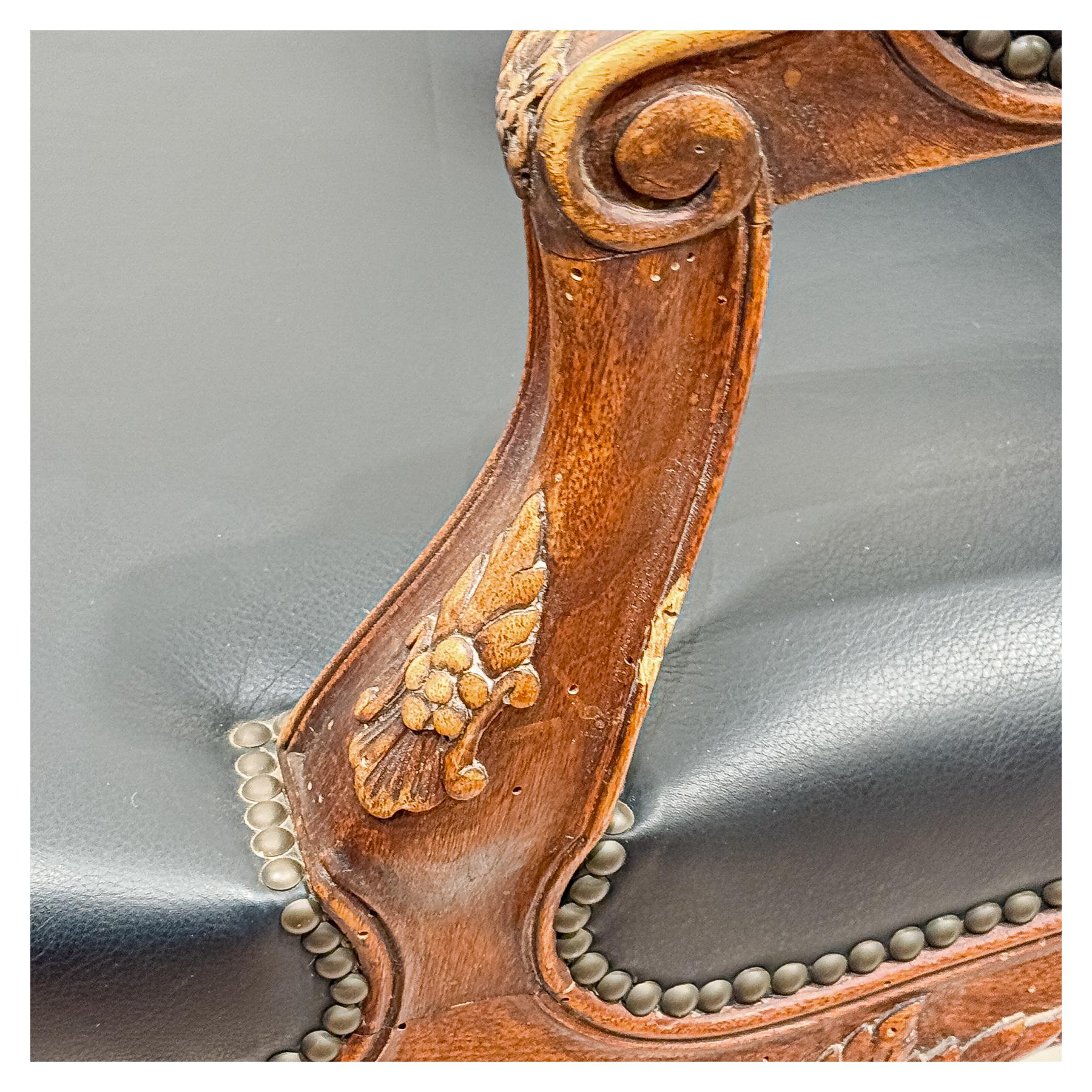 SILLÓN ESTILO LUÍS XV MEDIADOS SIGLO XX
