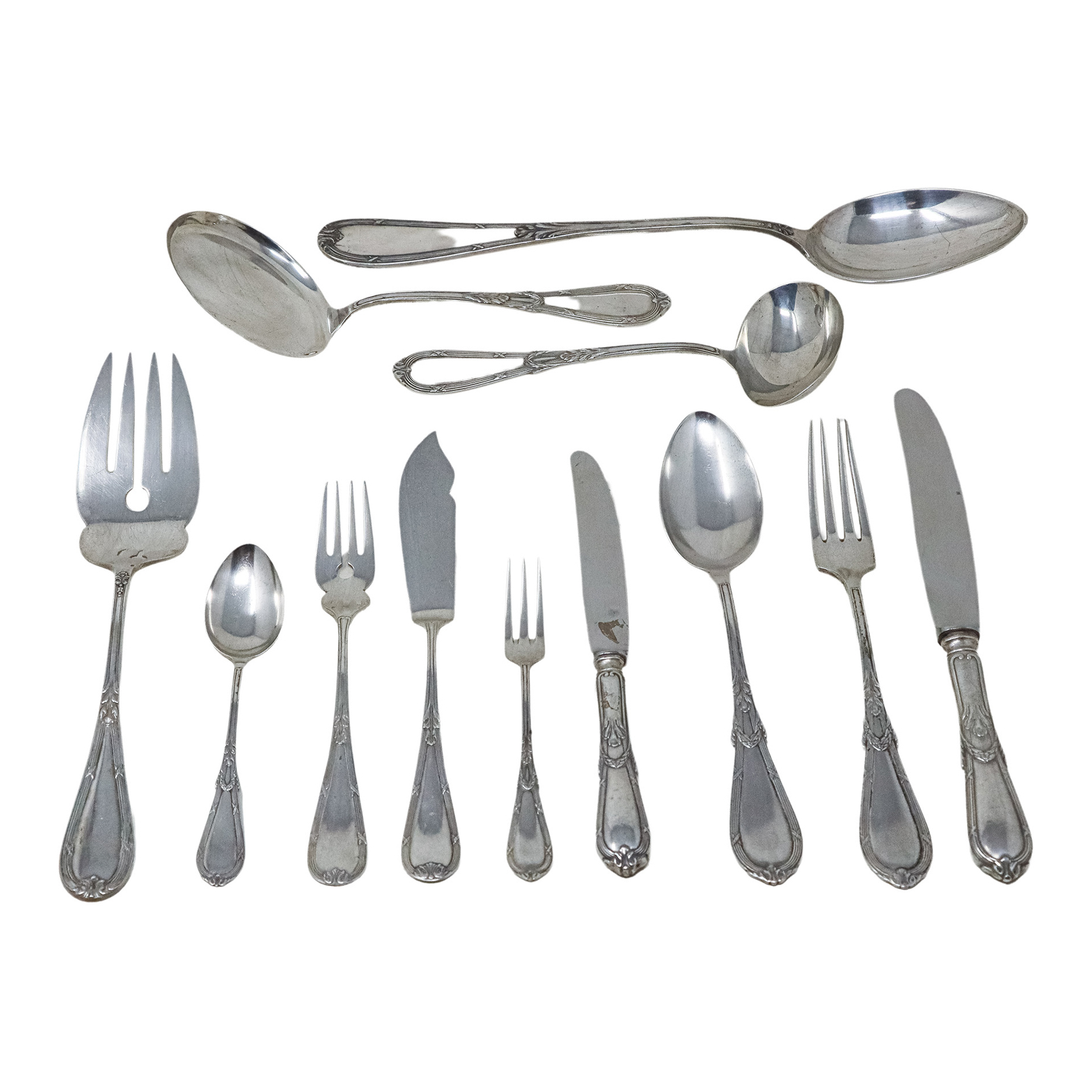 CUBERTERÍA DE PLATA DE LOS AÑOS 40