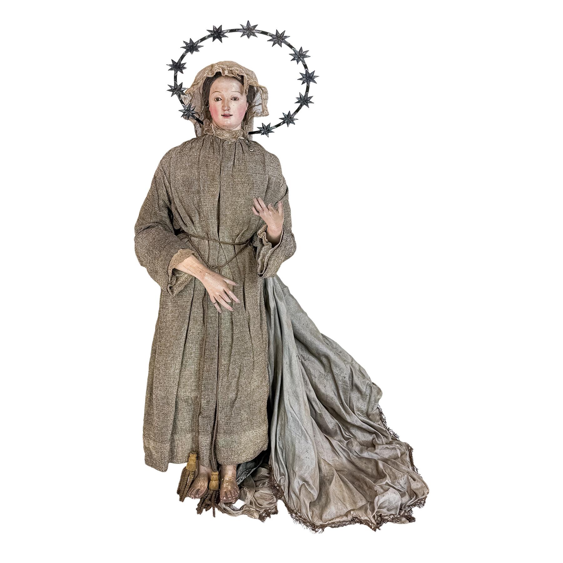 VIRGEN CAP I POTA DEL SIGLO XIX