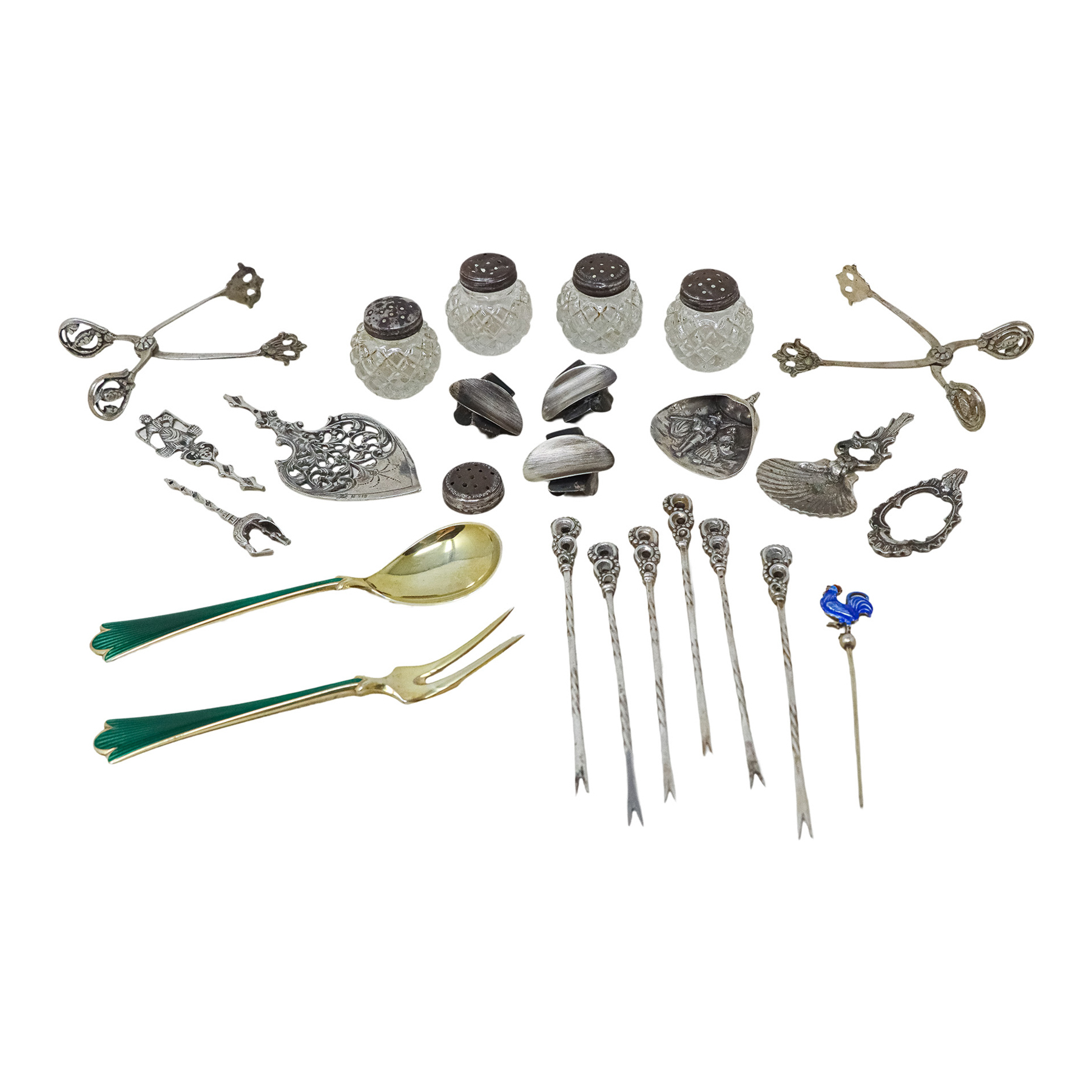 LOTE DE DISTINTOS OBJETOS DE PLATA