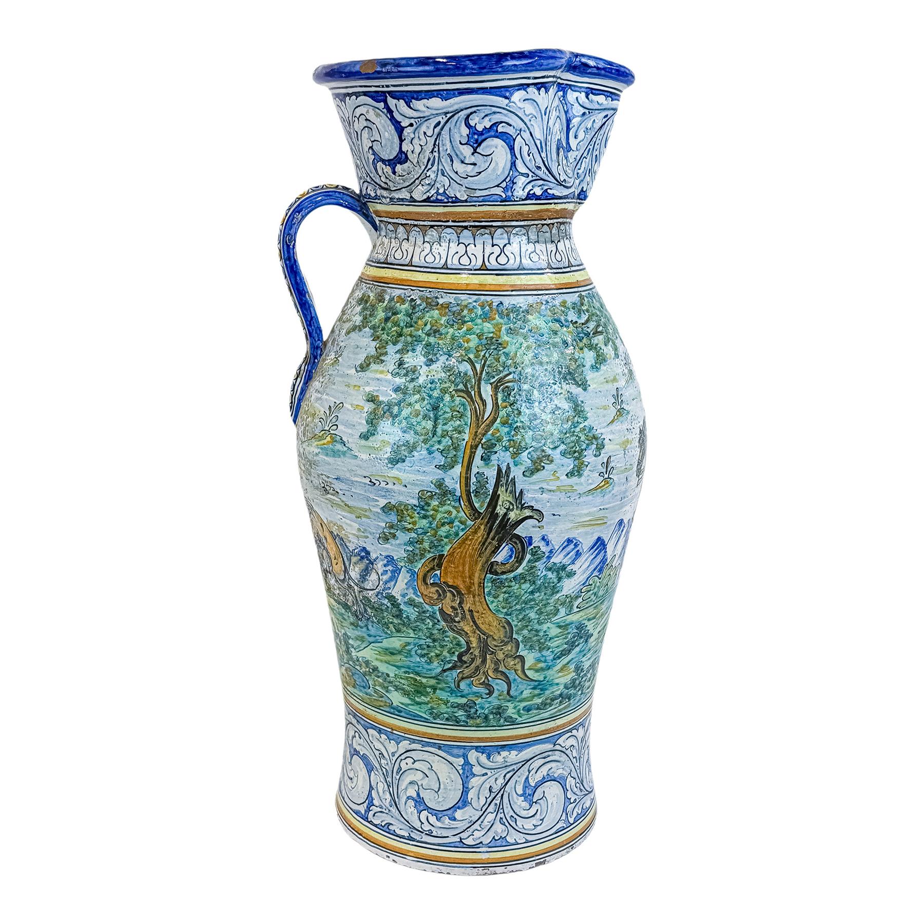 GRAN JARRA DE CERÁMICA DE TALAVERA DE MEDIADOS DE SIGLO XX