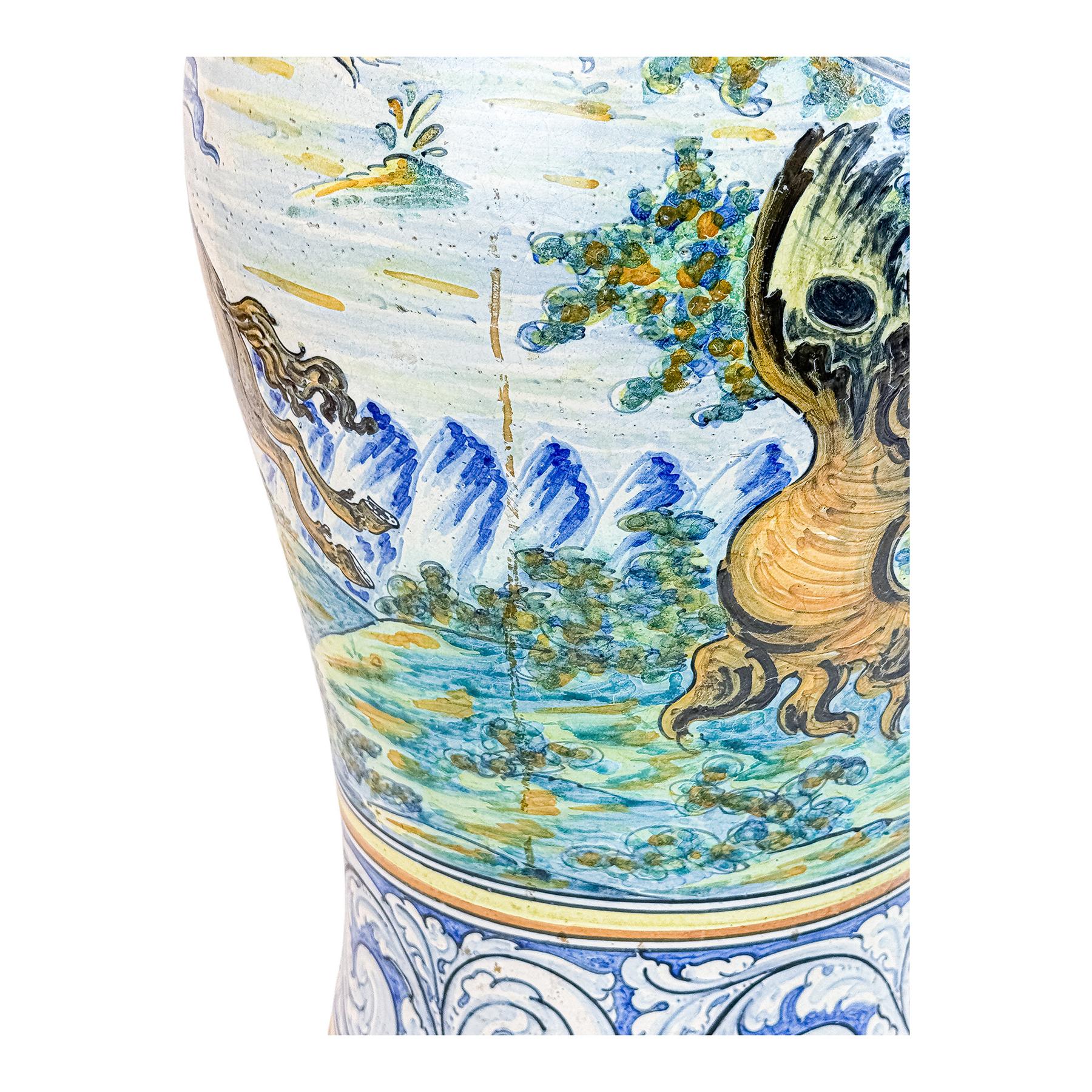 GRAN JARRA DE CERÁMICA DE TALAVERA DE MEDIADOS DE SIGLO XX