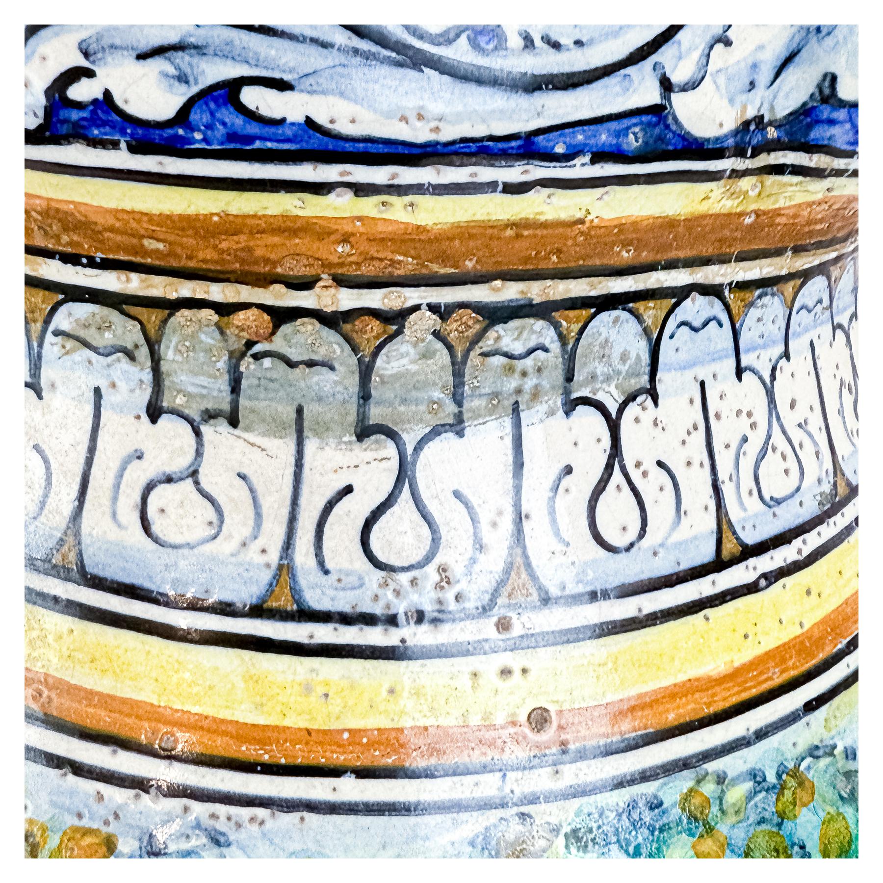 GRAN JARRA DE CERÁMICA DE TALAVERA DE MEDIADOS DE SIGLO XX